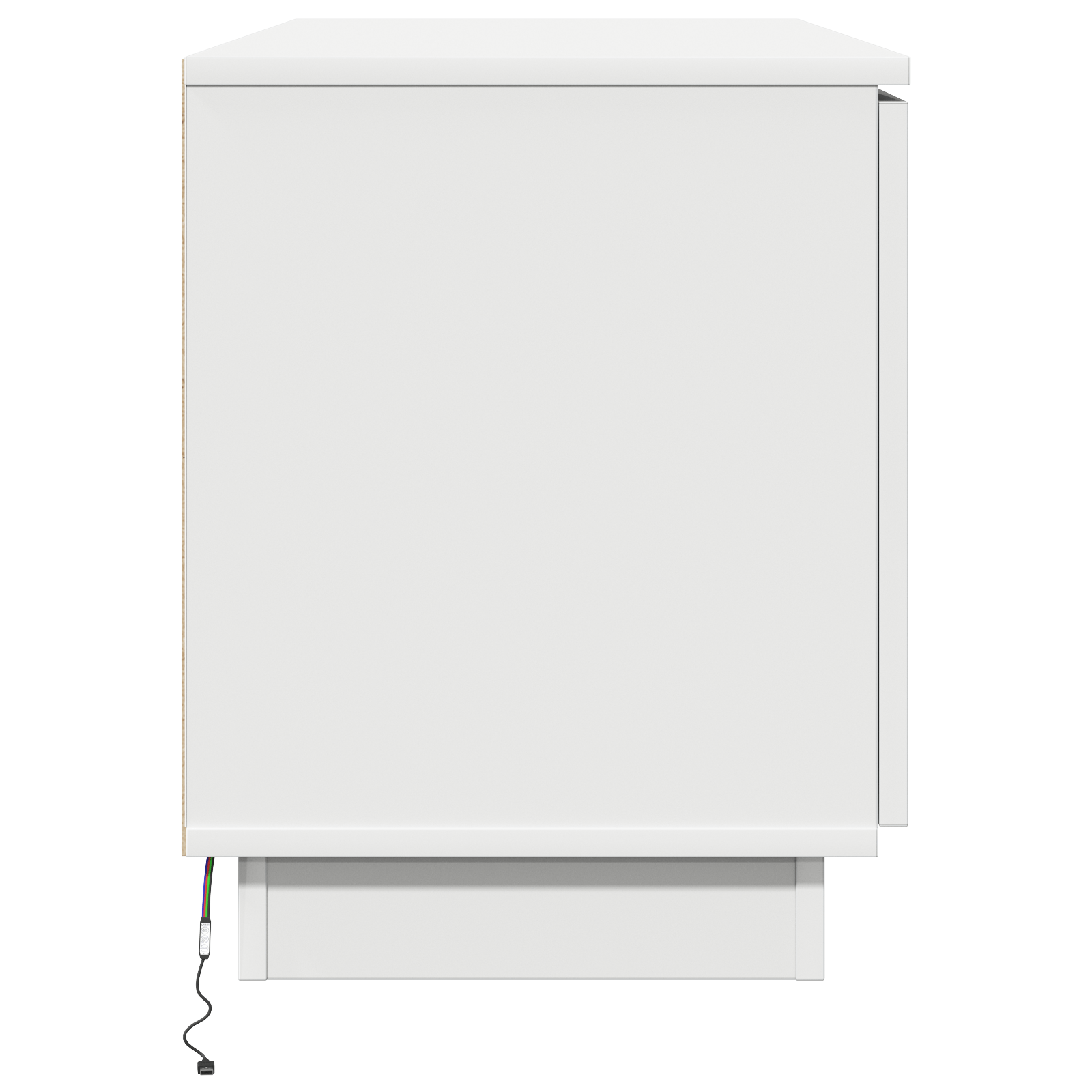 Cabinet TV Alb 100x38x49 cm Lemn Prelucrat — imaginea 7