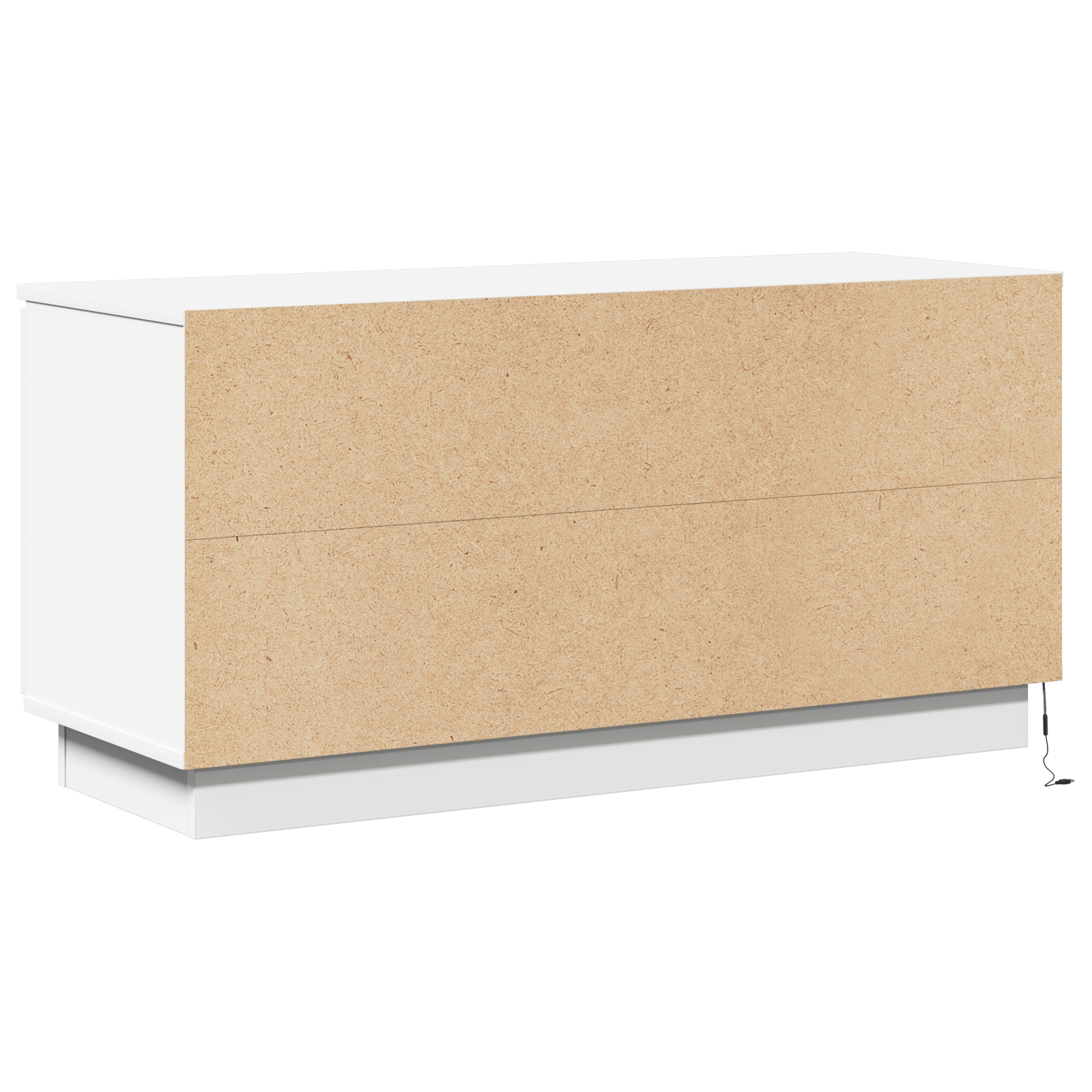 Cabinet TV Alb 100x38x49 cm Lemn Prelucrat — imaginea 8