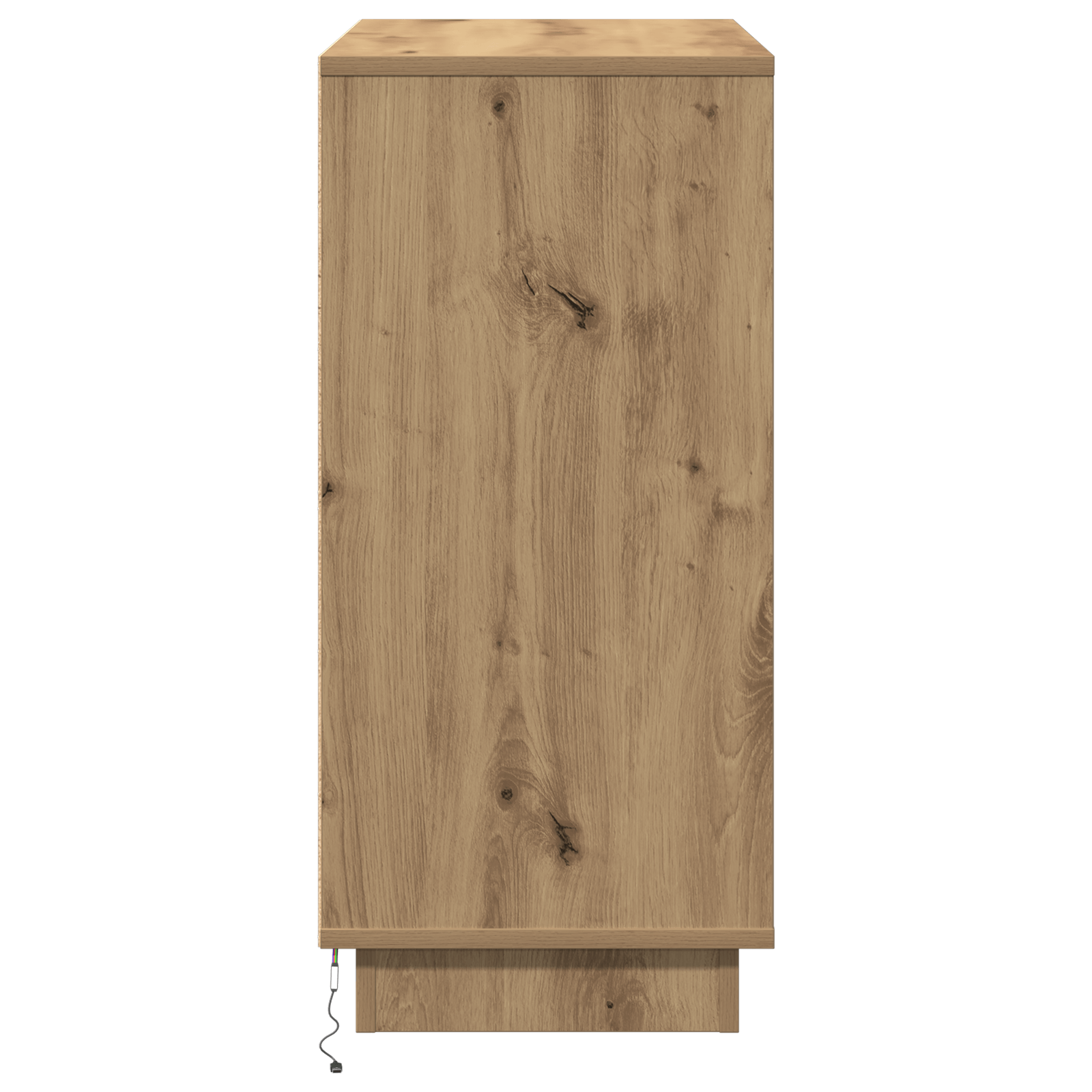 Dulap cu LED Stejar Artisan 71x34,5x75 cm Lemn prelucrat — imaginea 8