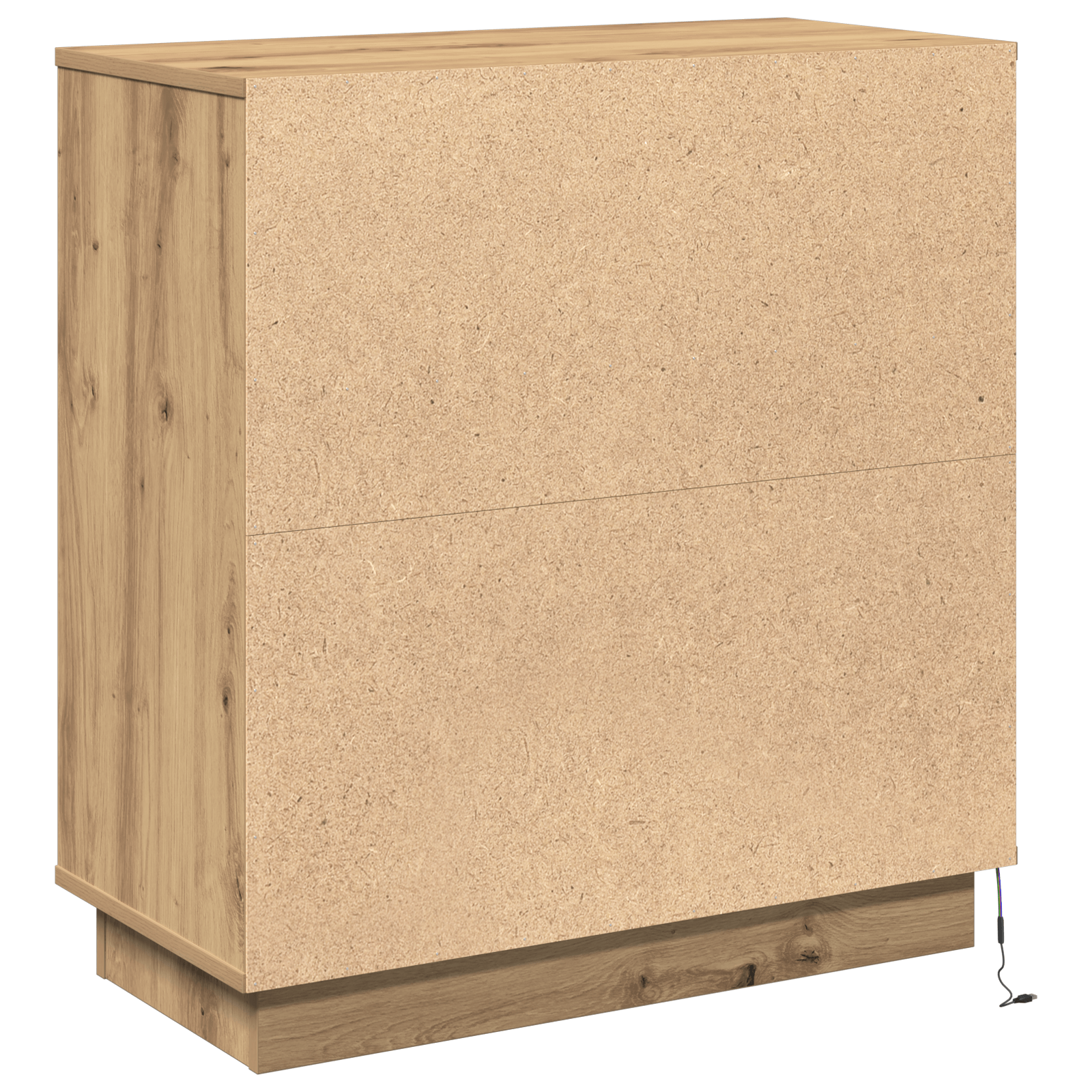Dulap cu LED Stejar Artisan 71x34,5x75 cm Lemn prelucrat — imaginea 9