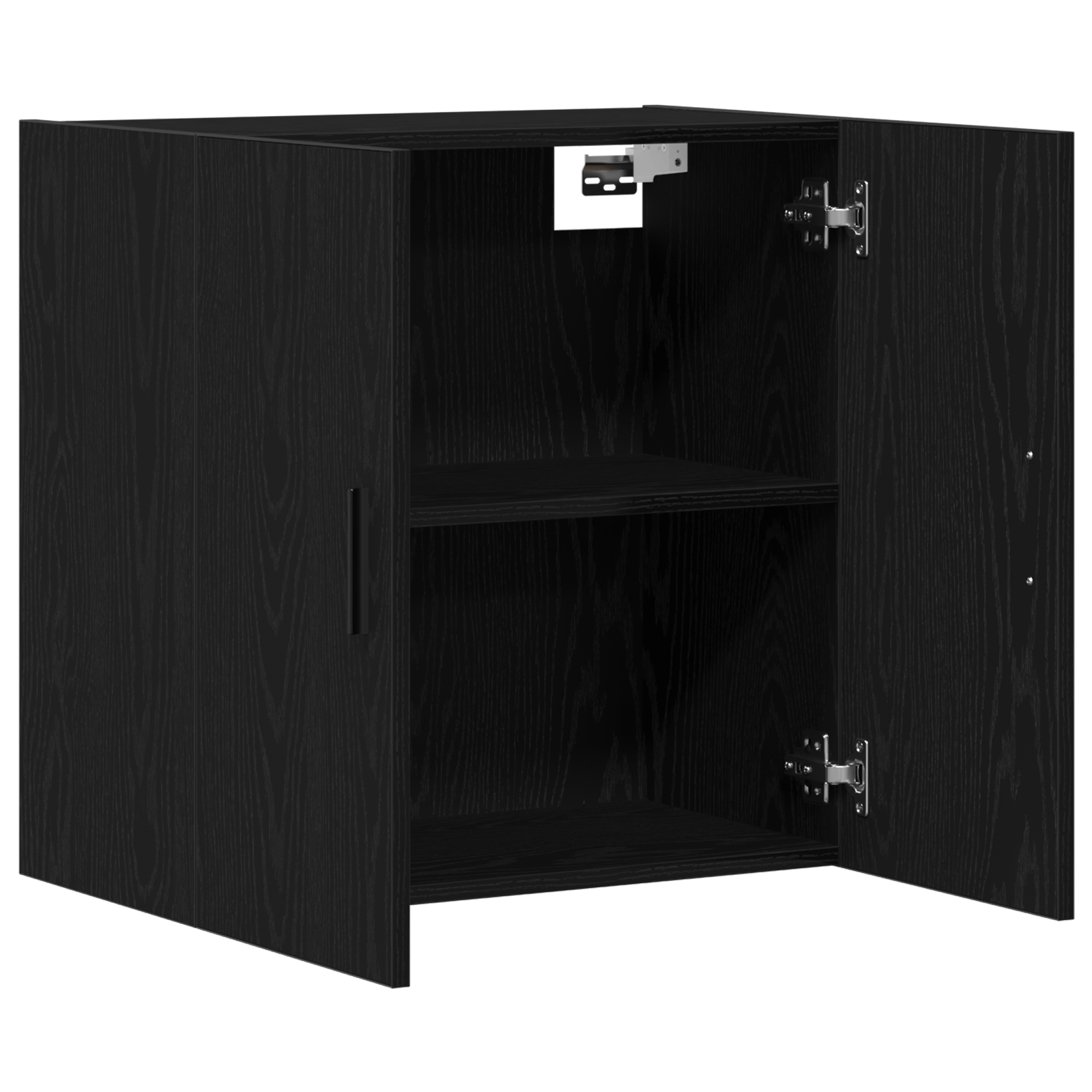 Dulap de perete, stejar negru, 60x31x60 cm, lemn prelucrat — imaginea 5