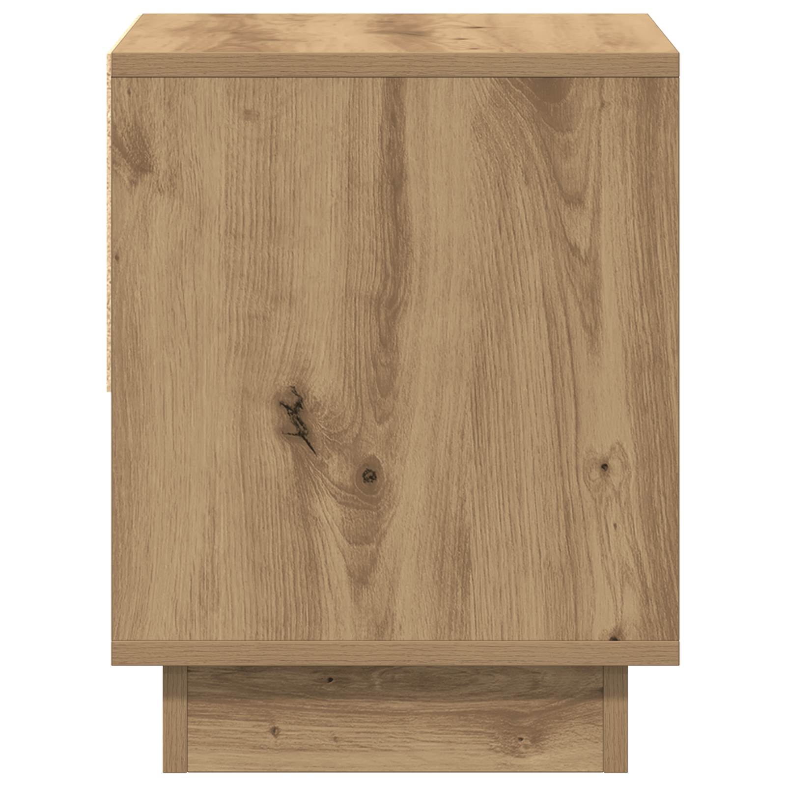 Noptiere, 2 buc. stejar artizanal, 45x34x47 cm, lemn prelucrat — imaginea 8