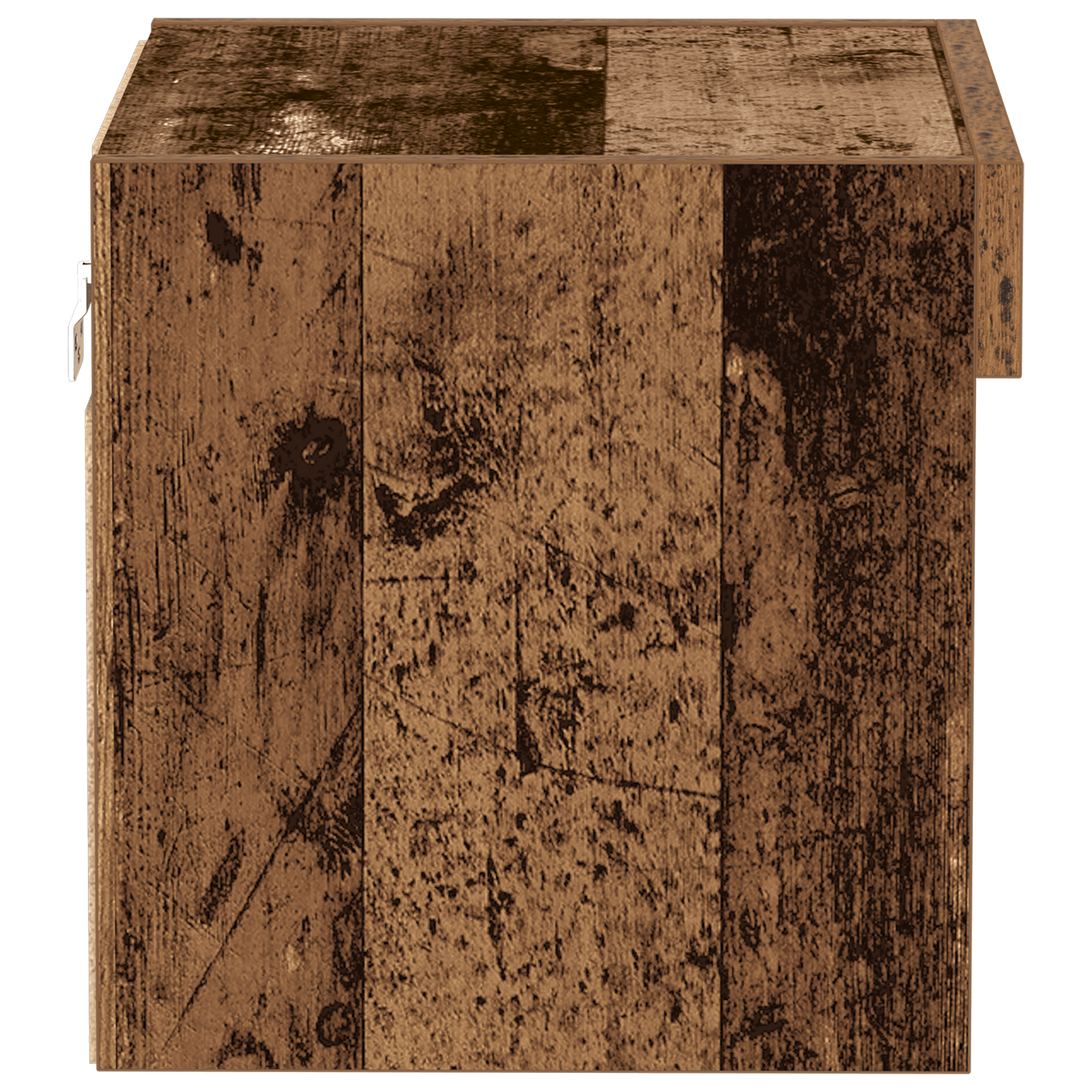 Dulap de perete cu LED-uri, lemn vechi, 40x30x30 cm — imaginea 6