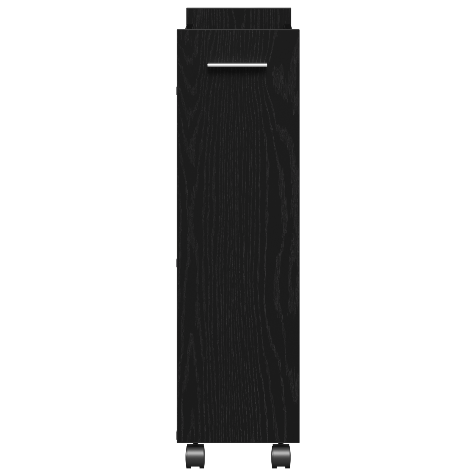 Dulap cu roti, stejar negru, 60x22x79 cm, lemn prelucrat — imaginea 7