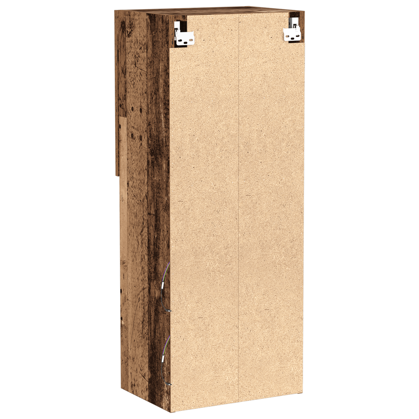 Dulap TV cu LED-uri, lemn vechi, 40,5x30x102 cm — imaginea 8
