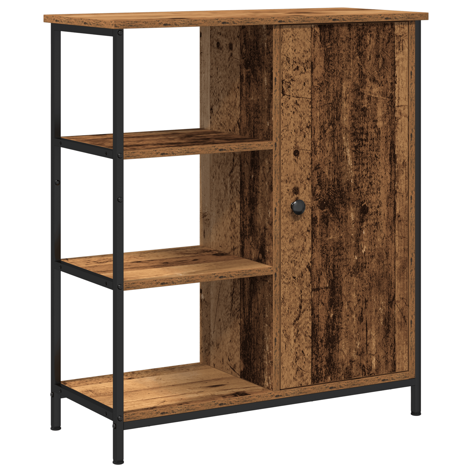 Dulap din Lemn Vechi 70x30x80 cm Lemn Ingineresc — imaginea 2