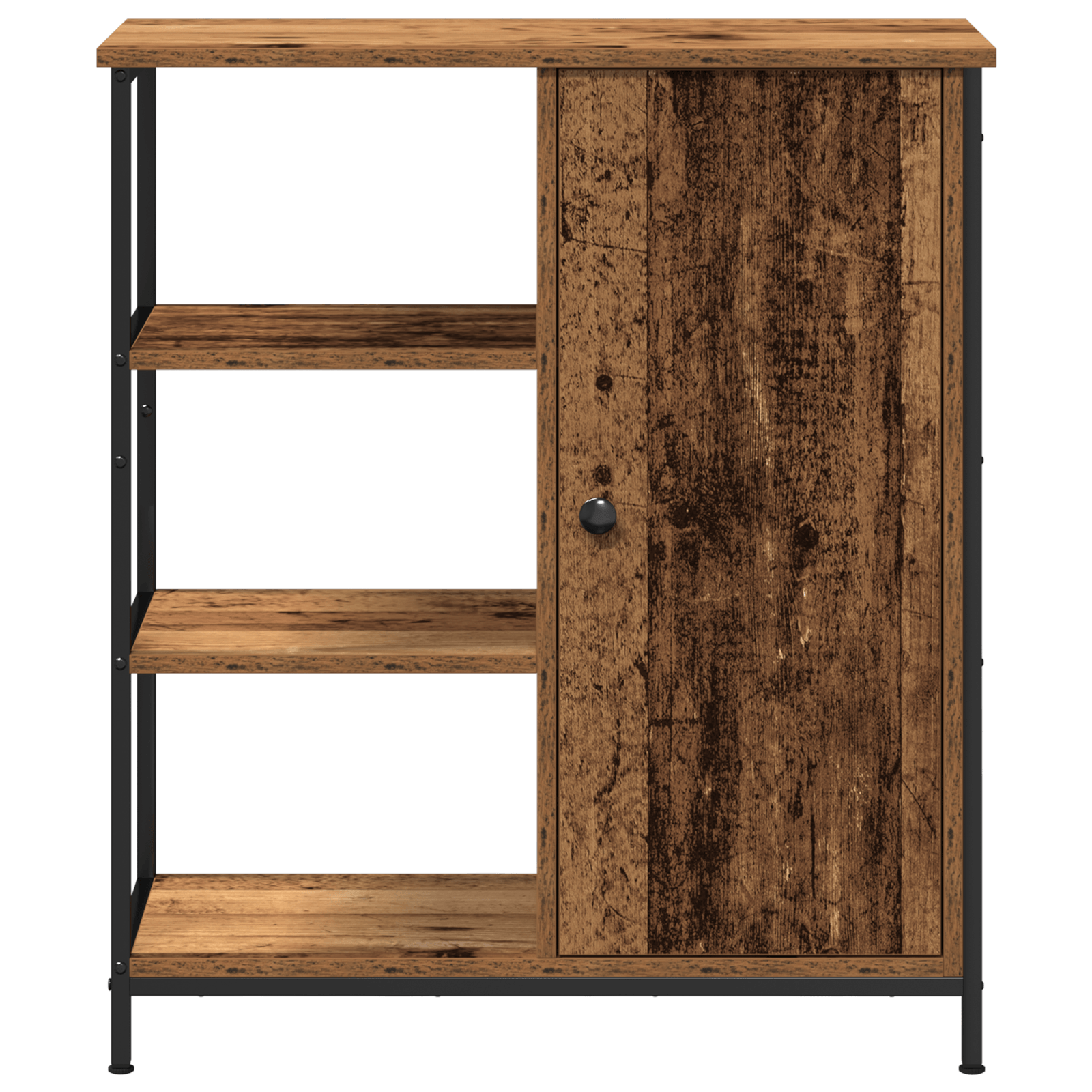 Dulap din Lemn Vechi 70x30x80 cm Lemn Ingineresc — imaginea 6
