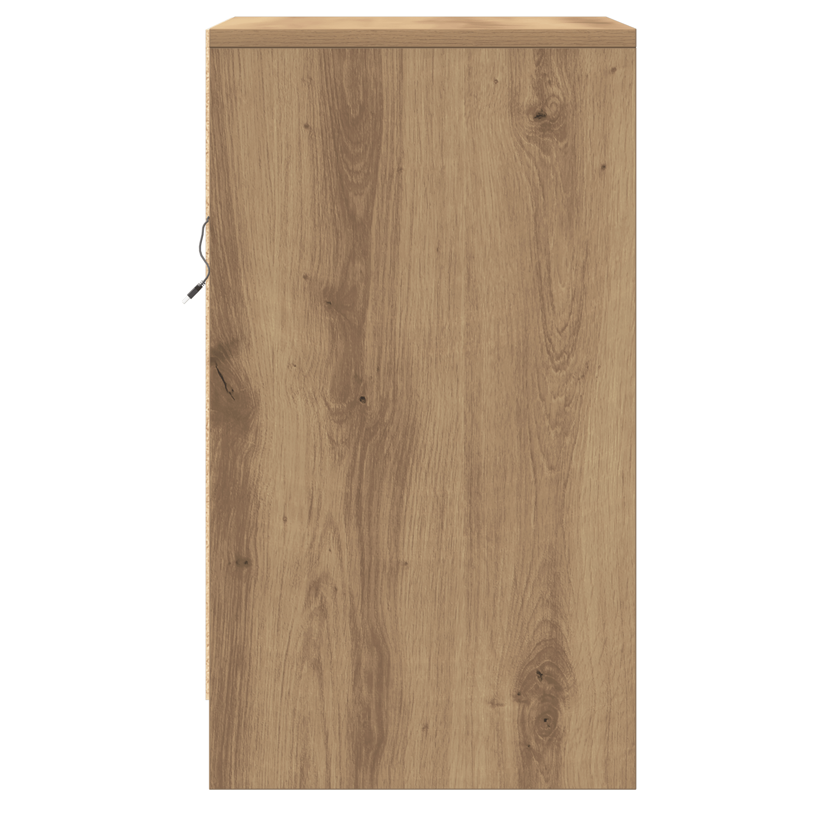 Noptiera cu LED-uri Stejar Artisan Lemn Ingineresc — imaginea 7