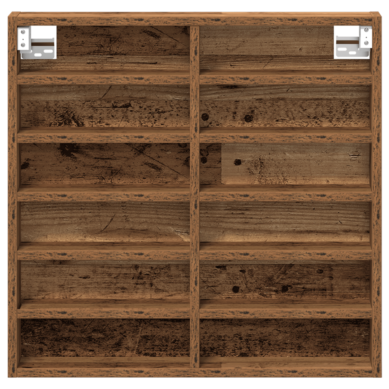 Dulap cu vitrina, lemn vechi, 60x8,5x58 cm, lemn prelucrat — imaginea 6