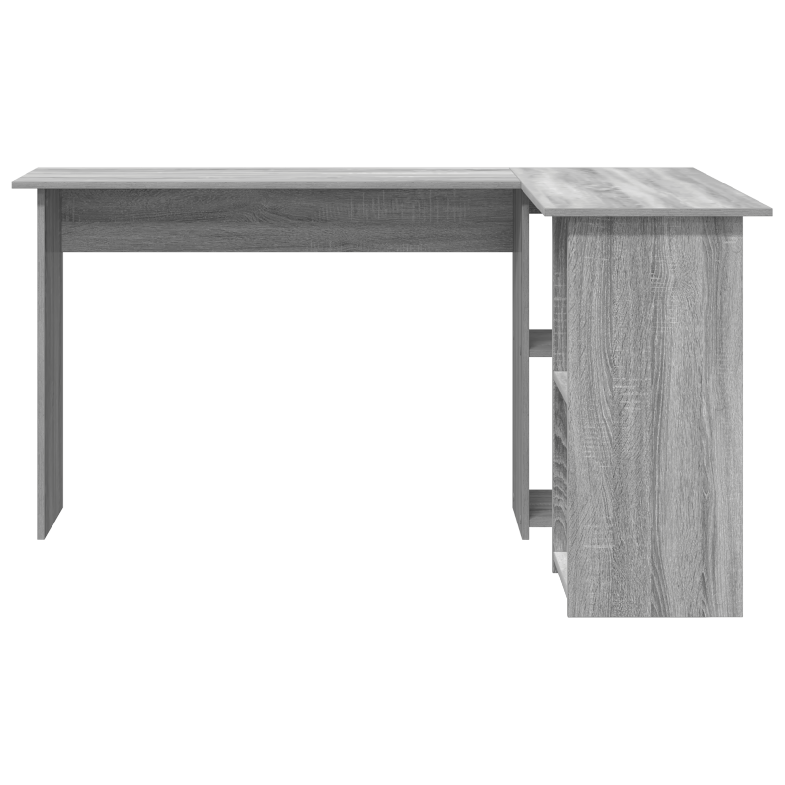 Birou Gri Gri Sonoma MDF Mediu Depozitare Birou — imaginea 4