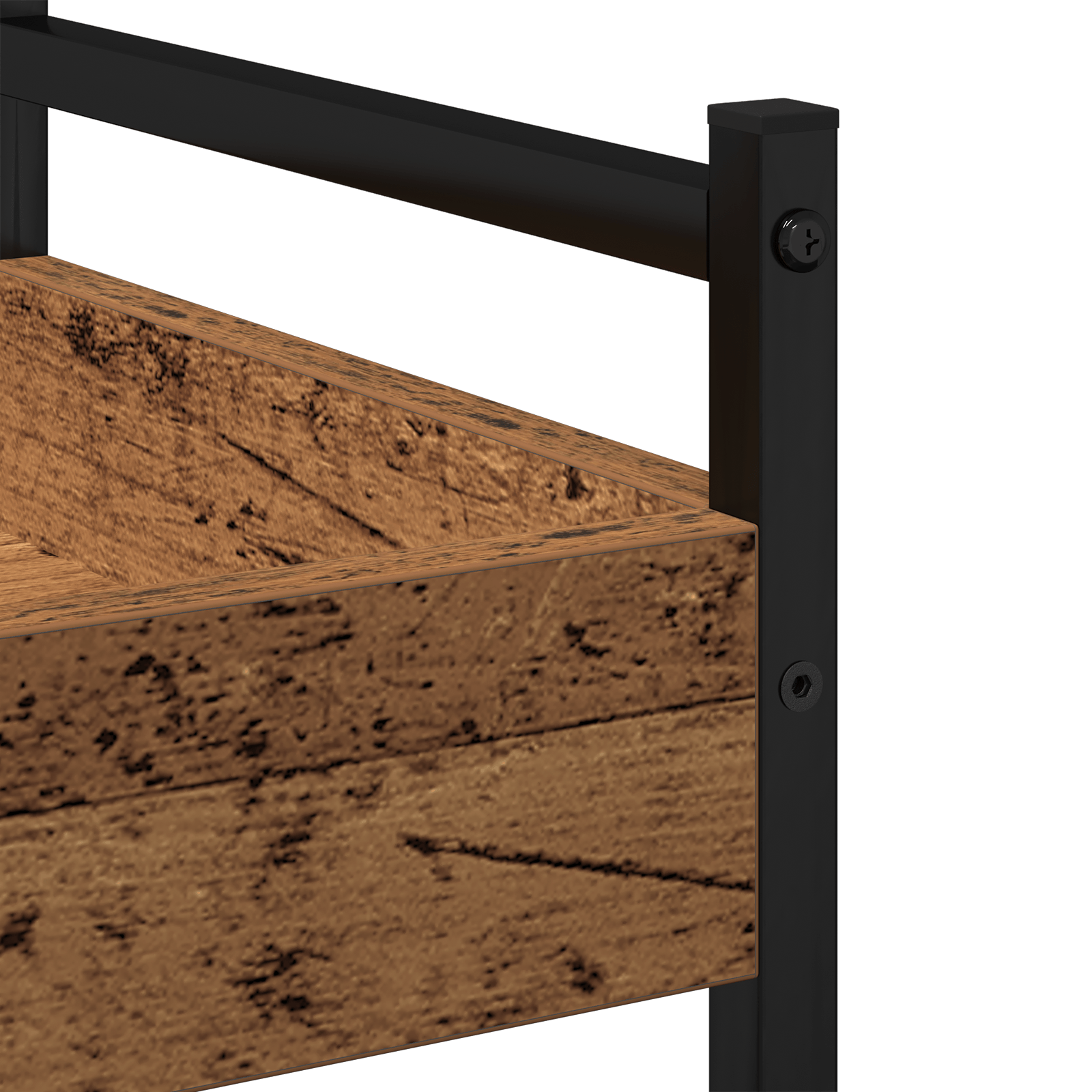Carucior de bucatarie, lemn vechi, 50x30x70 cm, lemn prelucrat — imaginea 9