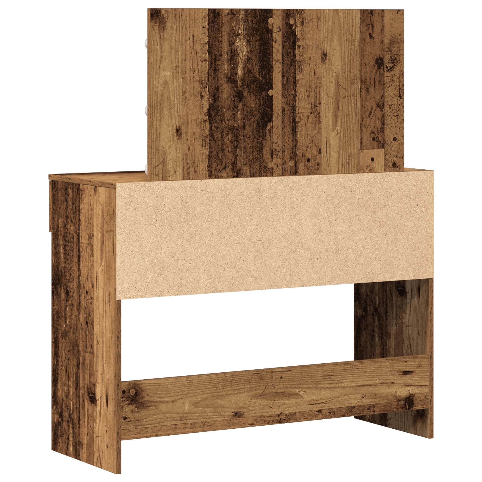 Masa de toaleta cu LED Culoare lemn vechi 100x40x120 cm — imaginea 5