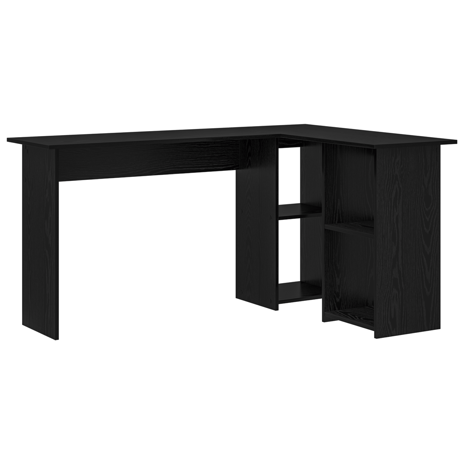 biroul de colt Black Oak Oak negru Lemn ingineresc Mediu — imaginea 2