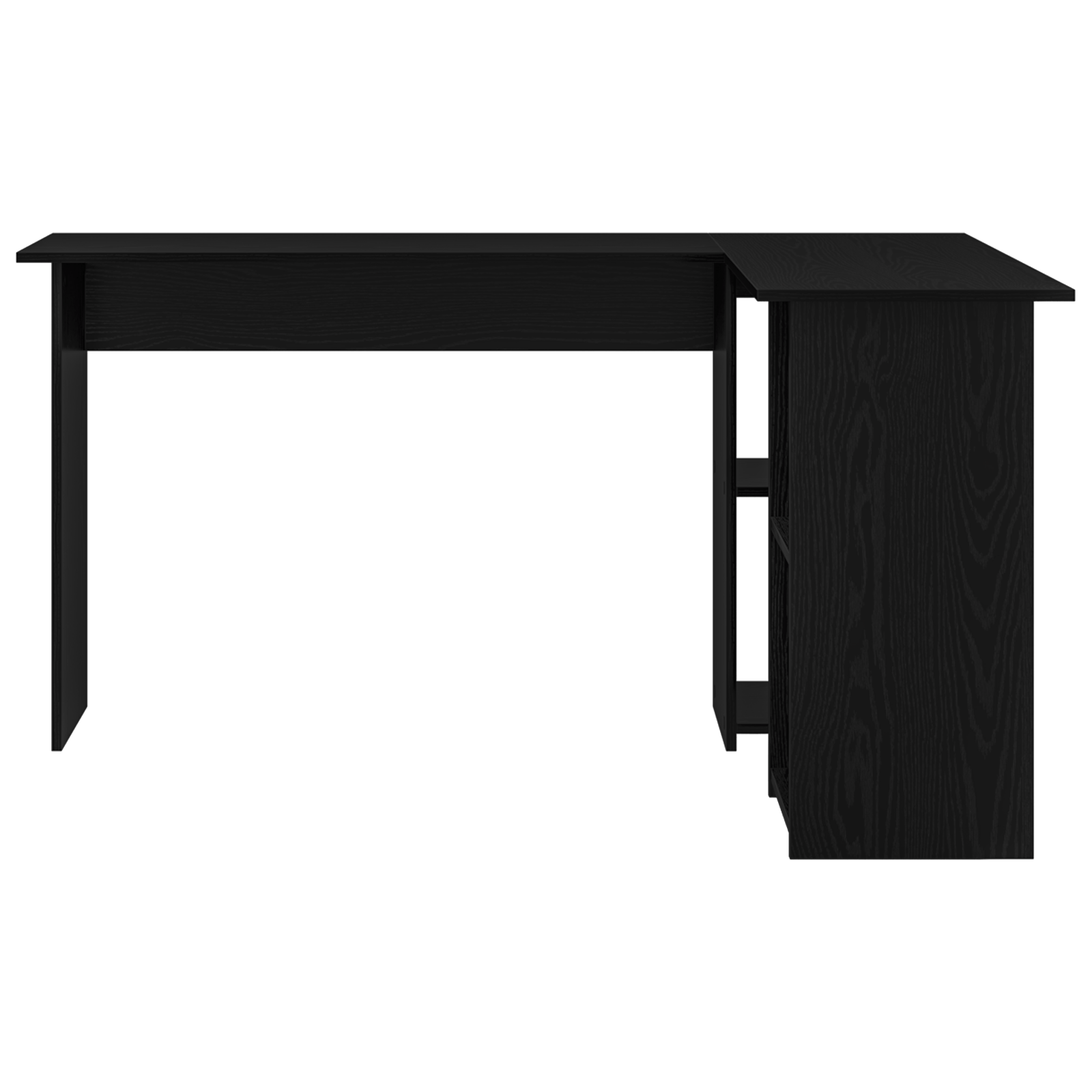biroul de colt Black Oak Oak negru Lemn ingineresc Mediu — imaginea 4