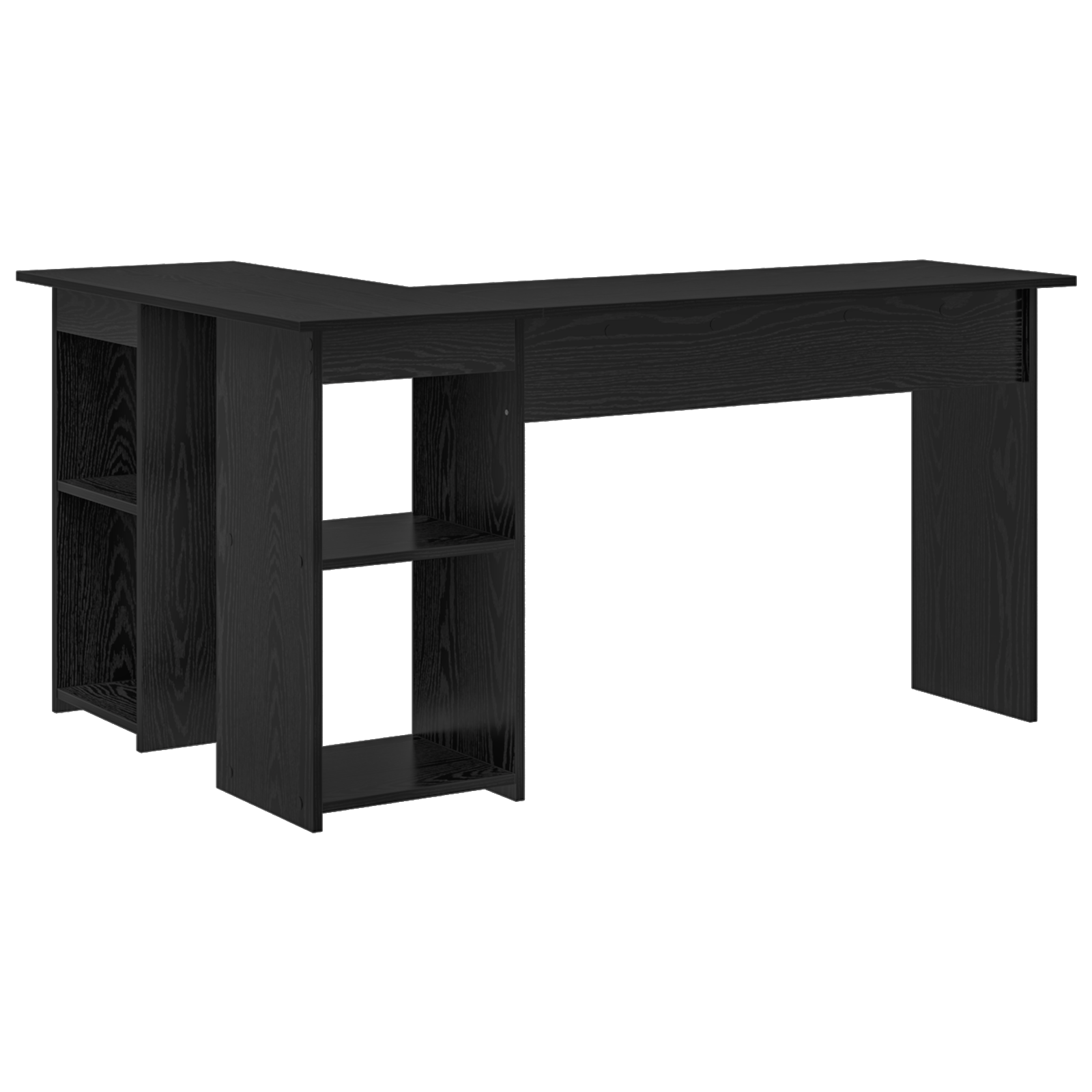 biroul de colt Black Oak Oak negru Lemn ingineresc Mediu — imaginea 6