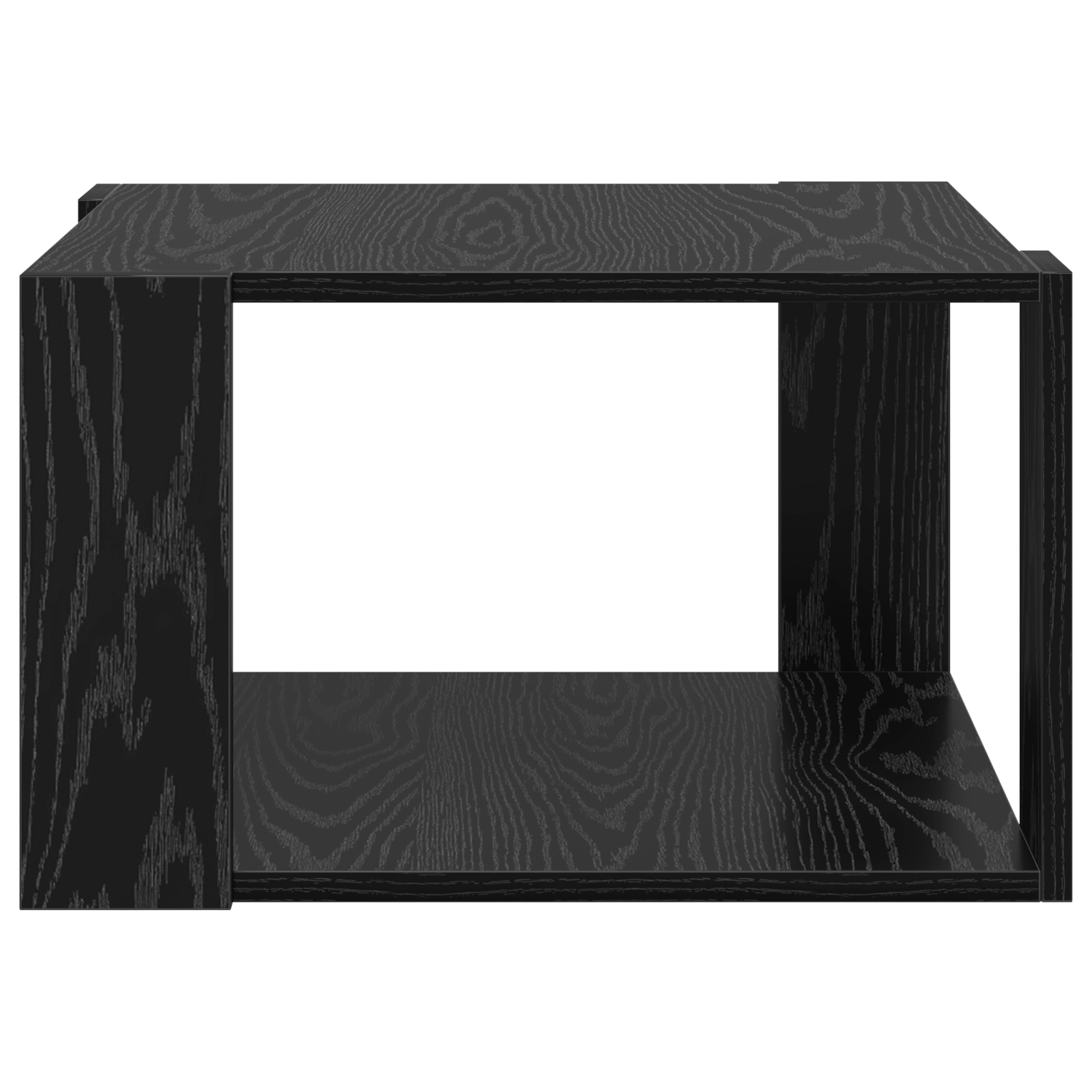 Masa de cafea Stejar Negru 51,5x51,5x30 cm Lemn Ingineresc — imaginea 6
