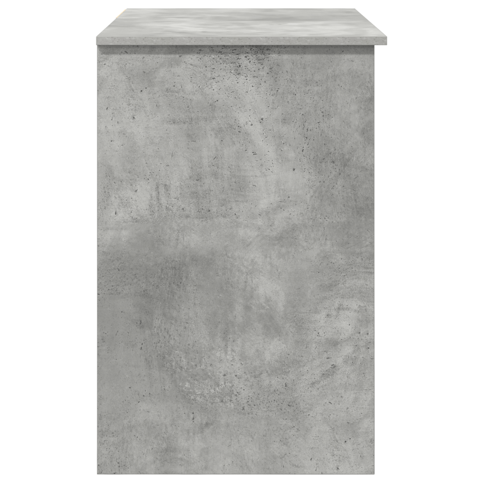 birou cu stocare gri beton 90x49.5x75 cm lemn compozit — imaginea 6