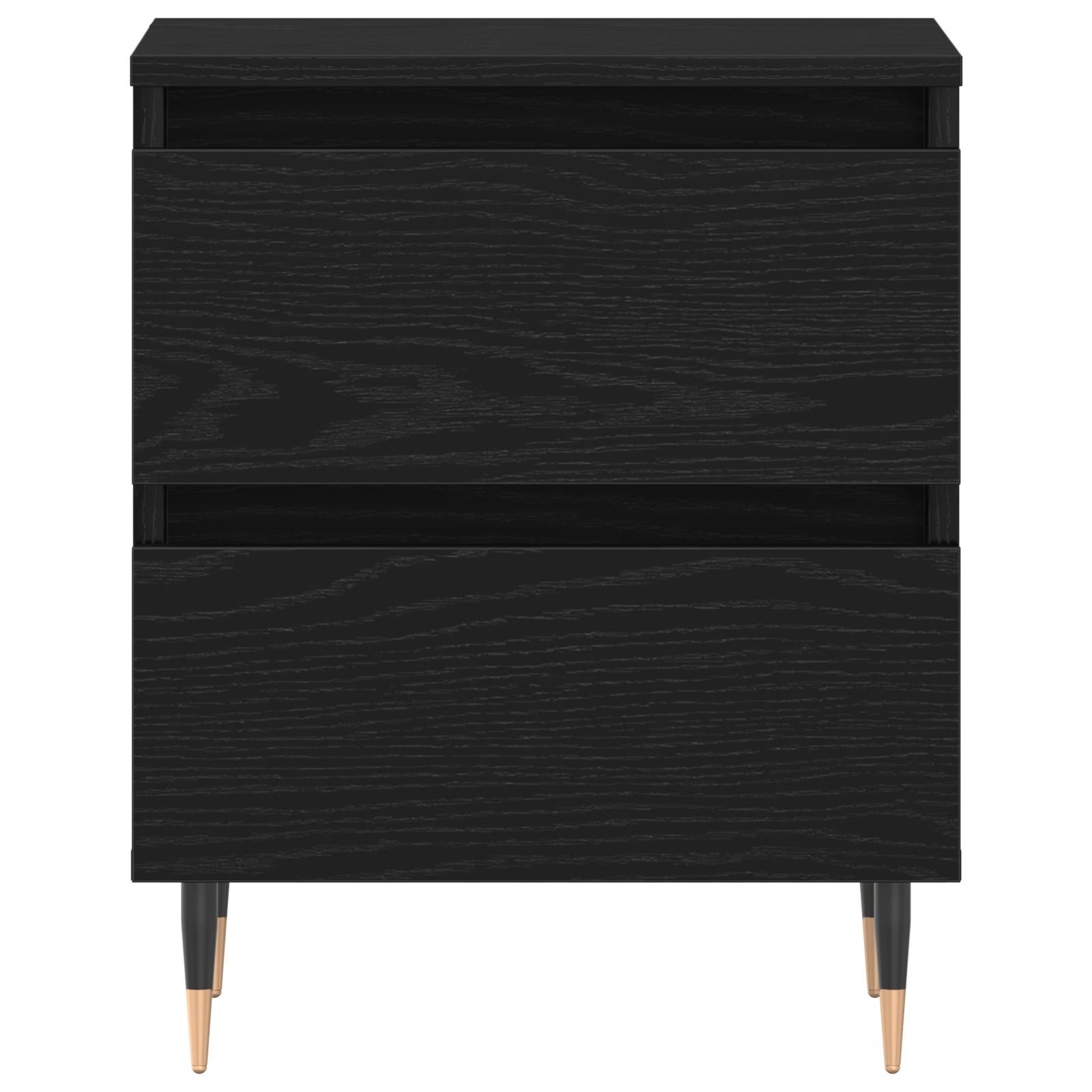 Noptiera, stejar negru, 40x35x50 cm, lemn prelucrat — imaginea 6