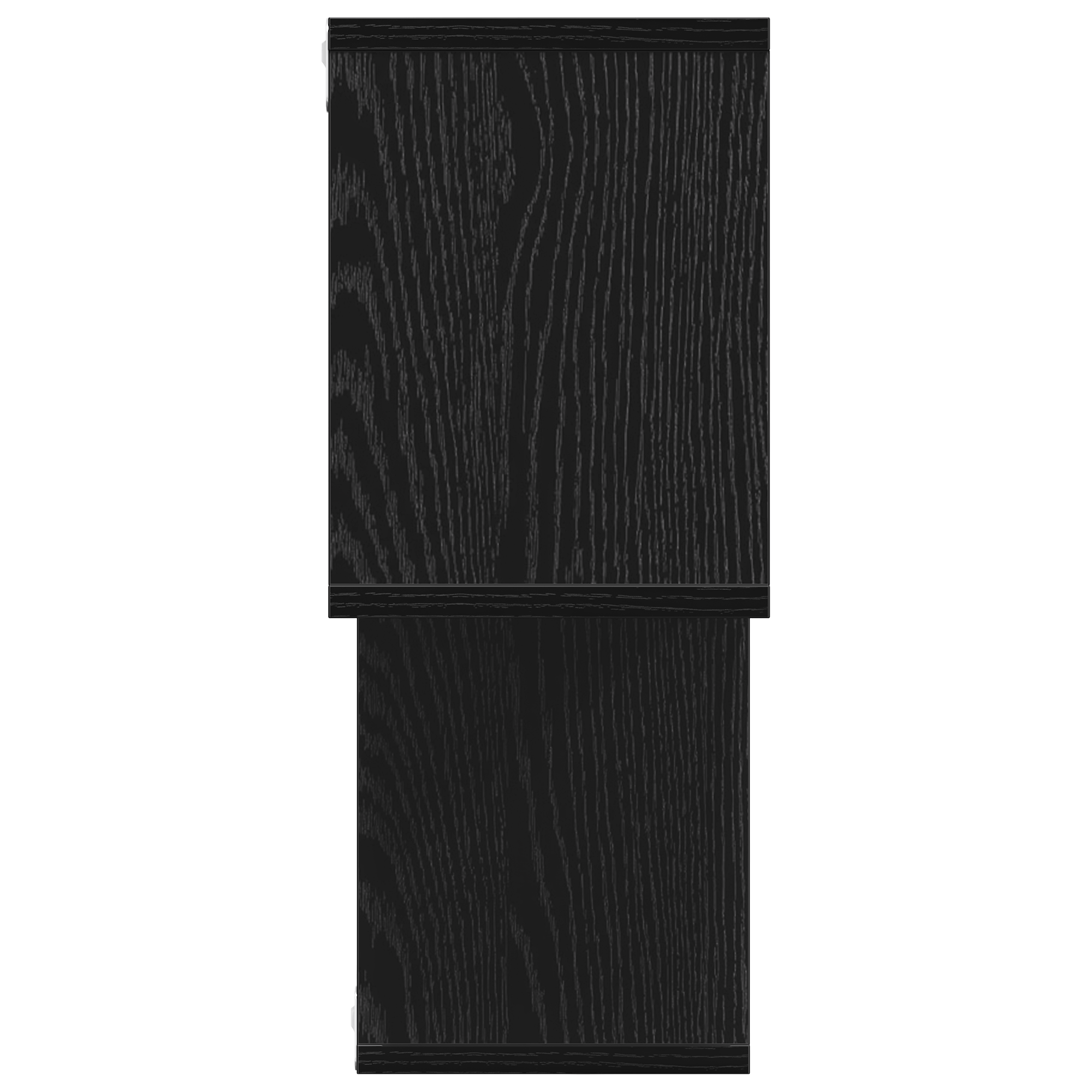 Raft de perete Stejar negru 100x20x53 cm Lemn imbunatatit — imaginea 6