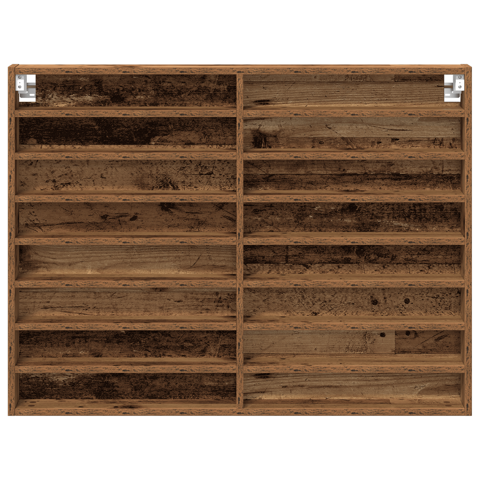 Dulap cu vitrina, lemn vechi, 100x8,5x75 cm, lemn prelucrat — imaginea 6
