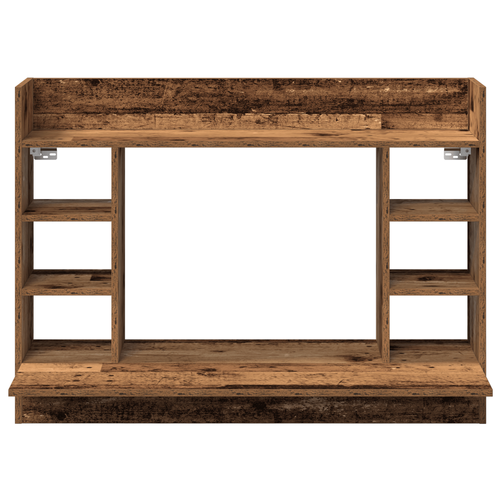 Birou Montat pe Perete Stejar Vechi 105x48x75 cm Lemn Prelucrat — imaginea 5