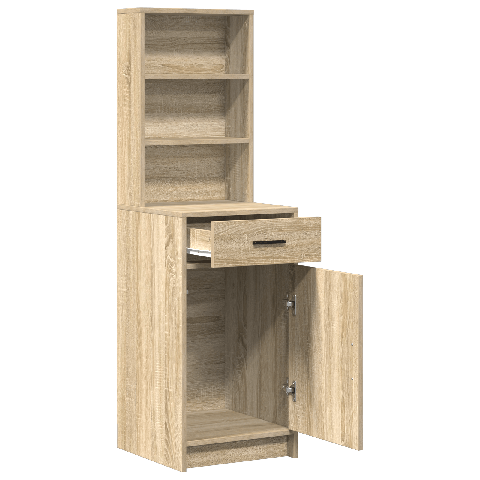 Dulap inalt, stejar sonoma, 40x41x135 cm, lemn prelucrat — imaginea 5