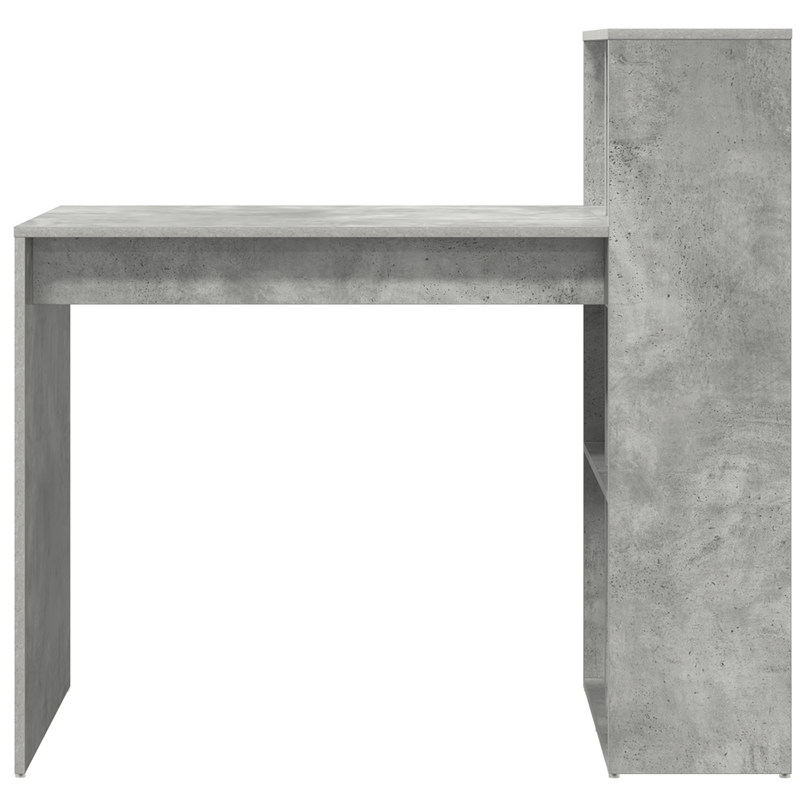 Birou de scris Gri din beton Lemn stratificat cu finisaj din beton — imaginea 4