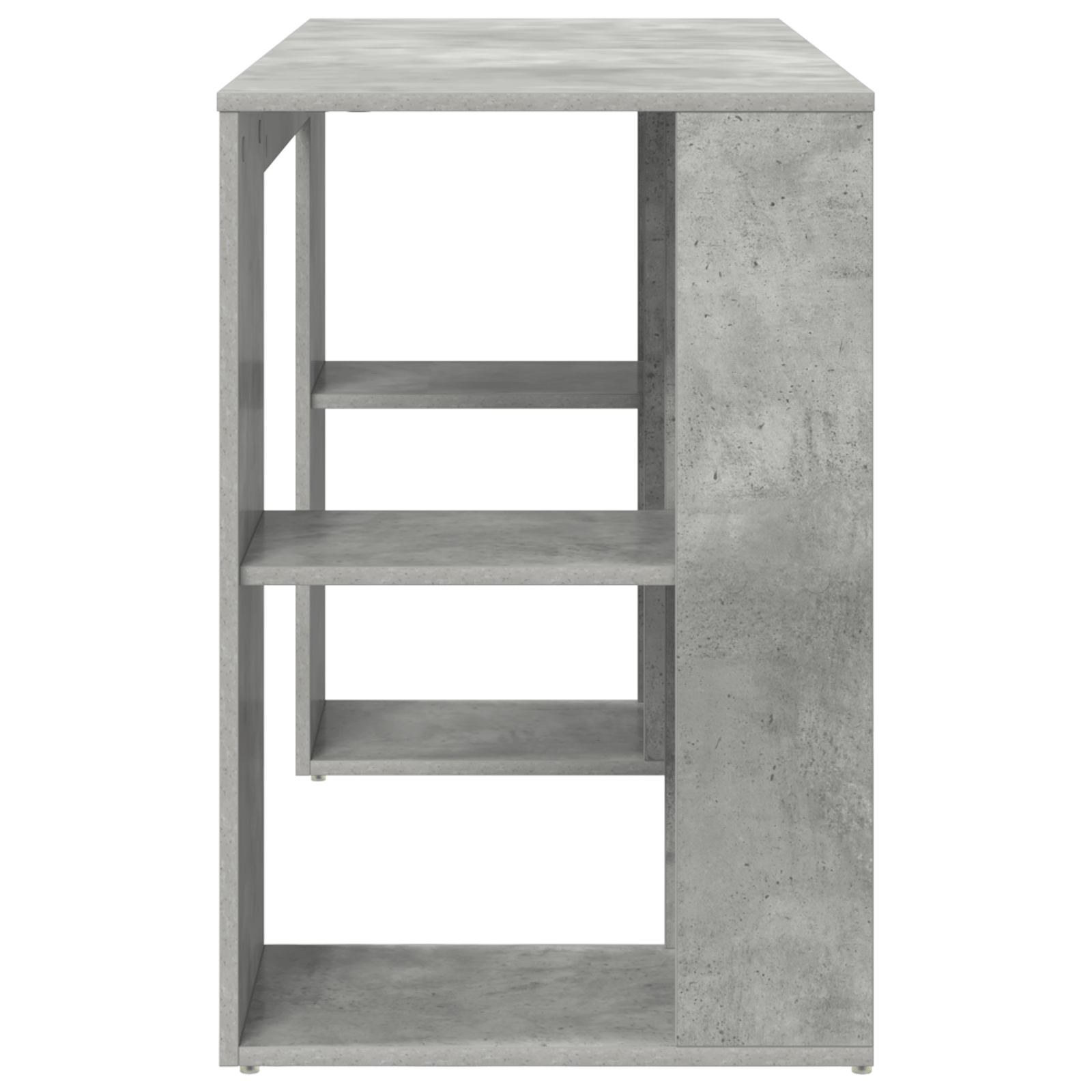 Biroul gri Gri beton Lemn prelucrat cu laminat beton Standard — imaginea 5