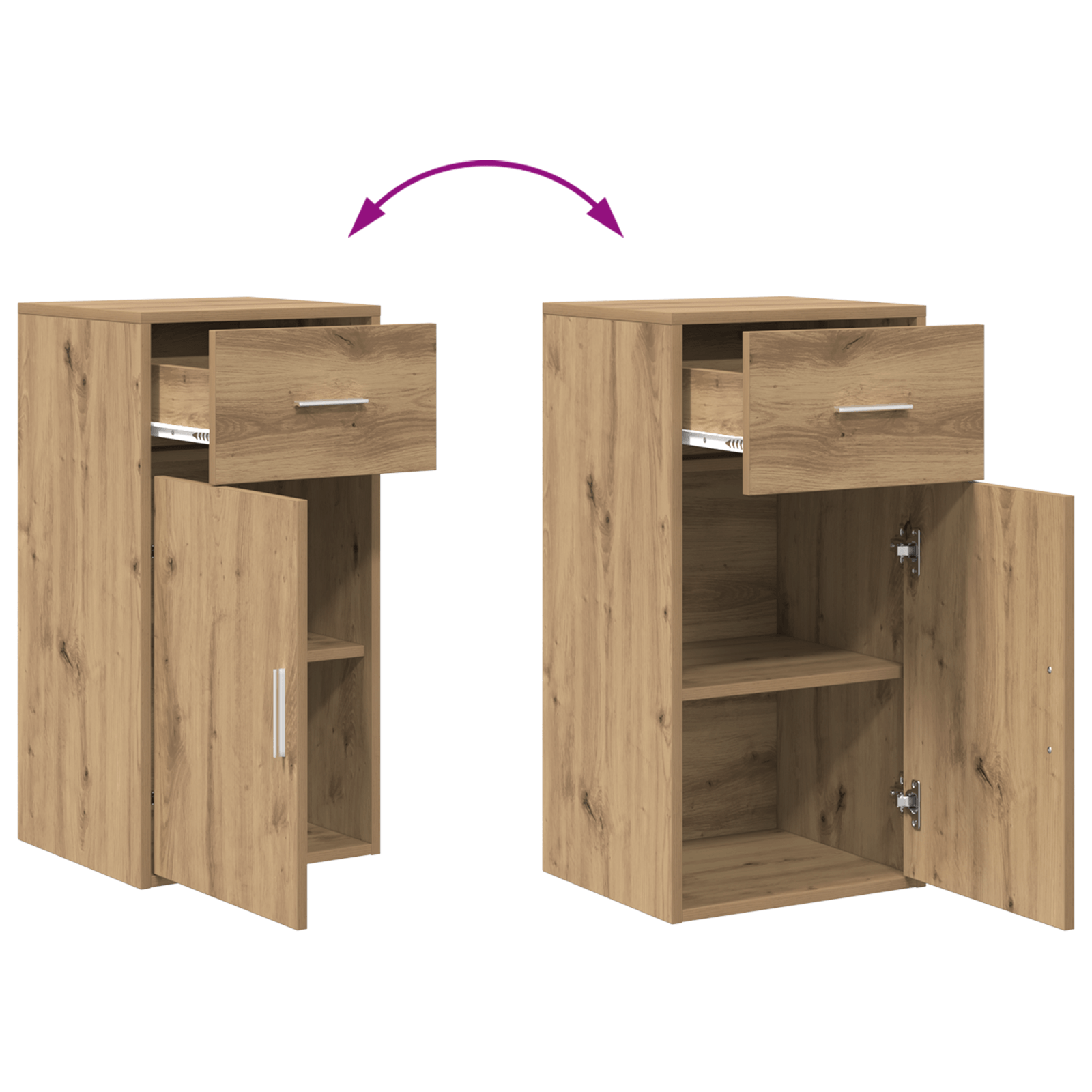 Dulap de Stocare din Stejar Stejar Handmade Lemn Prelucrat Mediul — imaginea 11