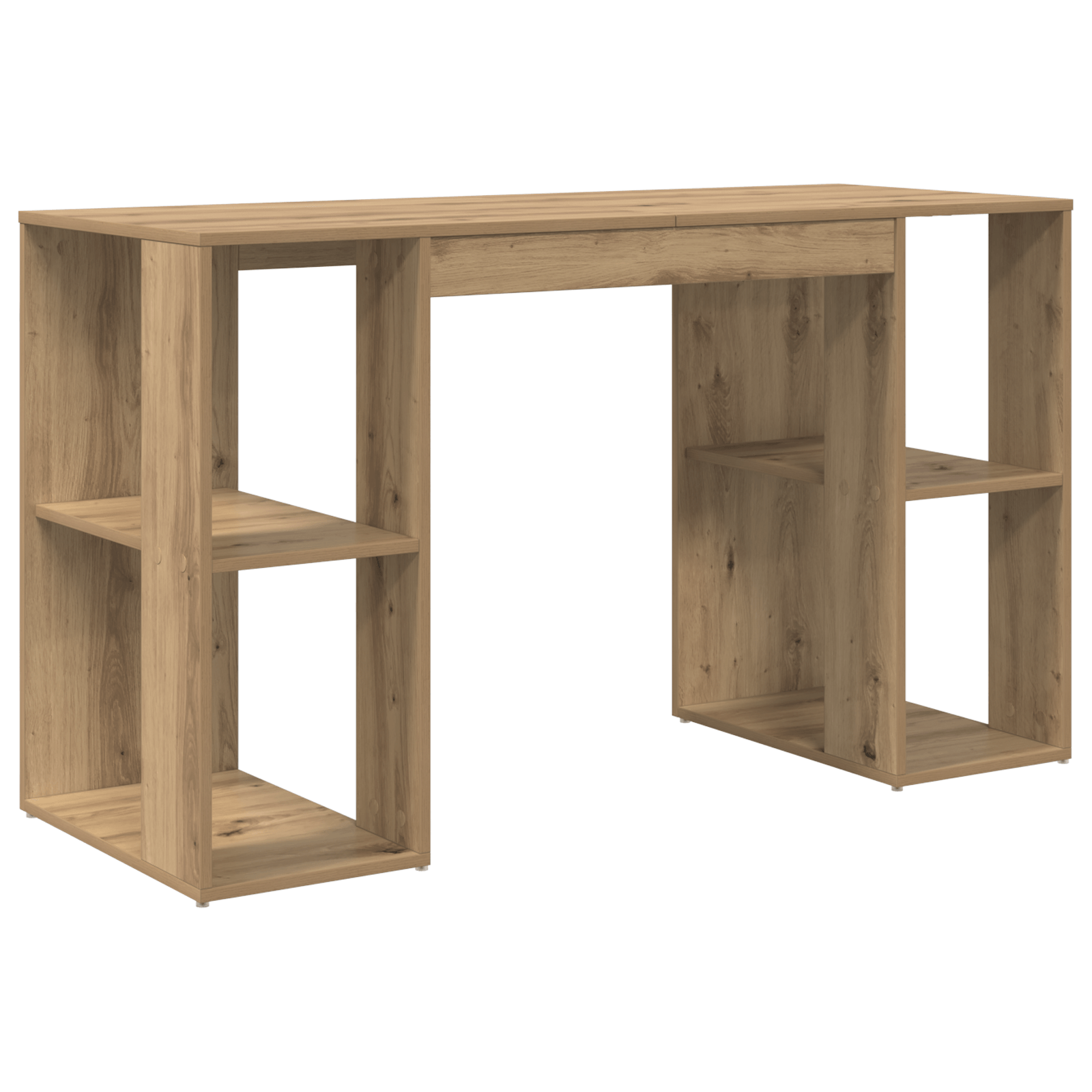 Birou din stejar artizanal Lemn prelucrat Standard Birou modern — imaginea 2