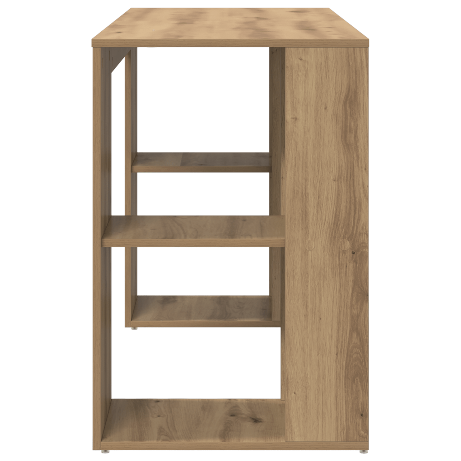 Birou din stejar artizanal Lemn prelucrat Standard Birou modern — imaginea 5