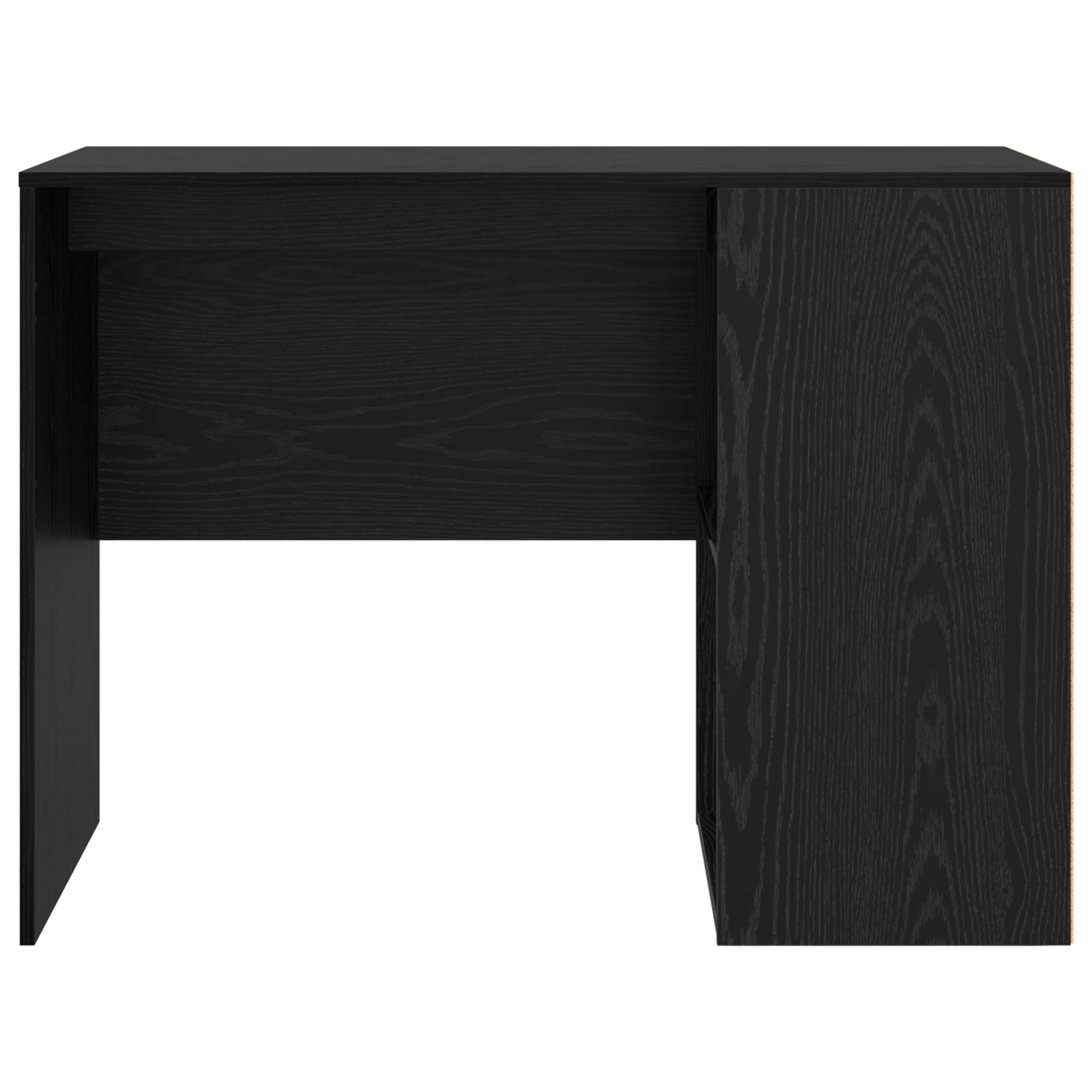 birou de scris stejar negru lemn prelucrat compact — imaginea 4