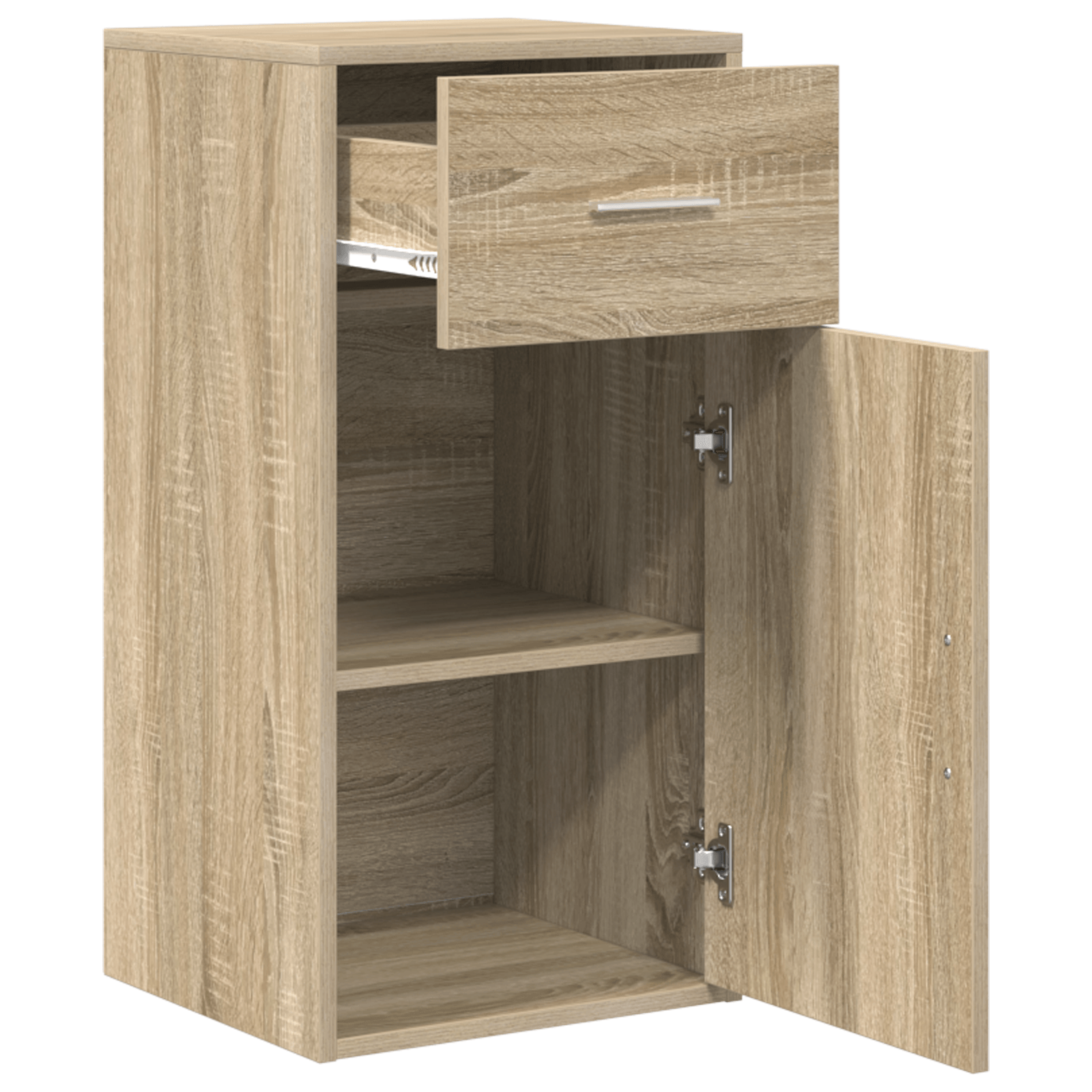 Dulap de Depozitare Sonoma Oak stejar Sonoma MDF Mediu — imaginea 4