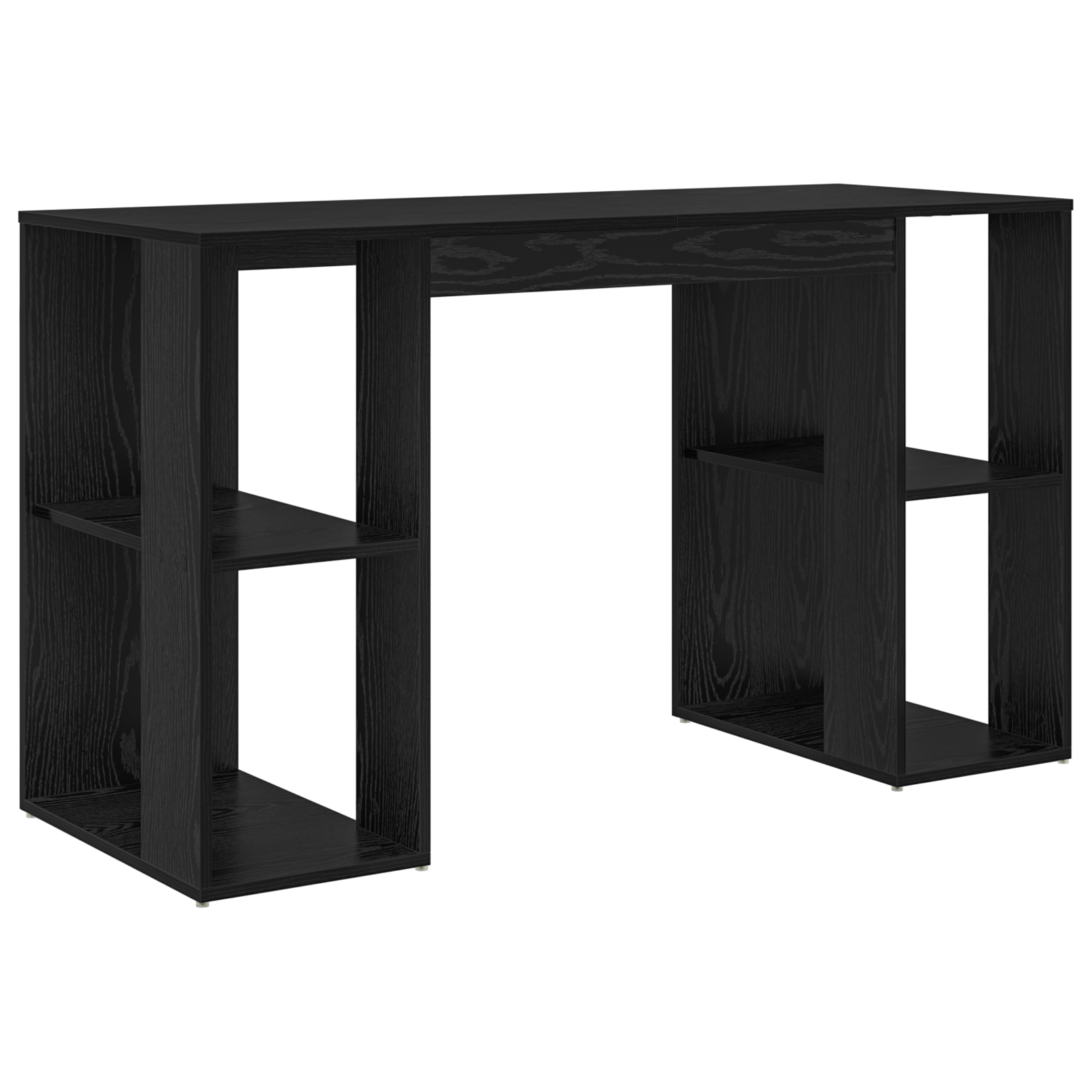 Birou de Computer din Stejar Negru Stejar Negru MDF Mediu — imaginea 2