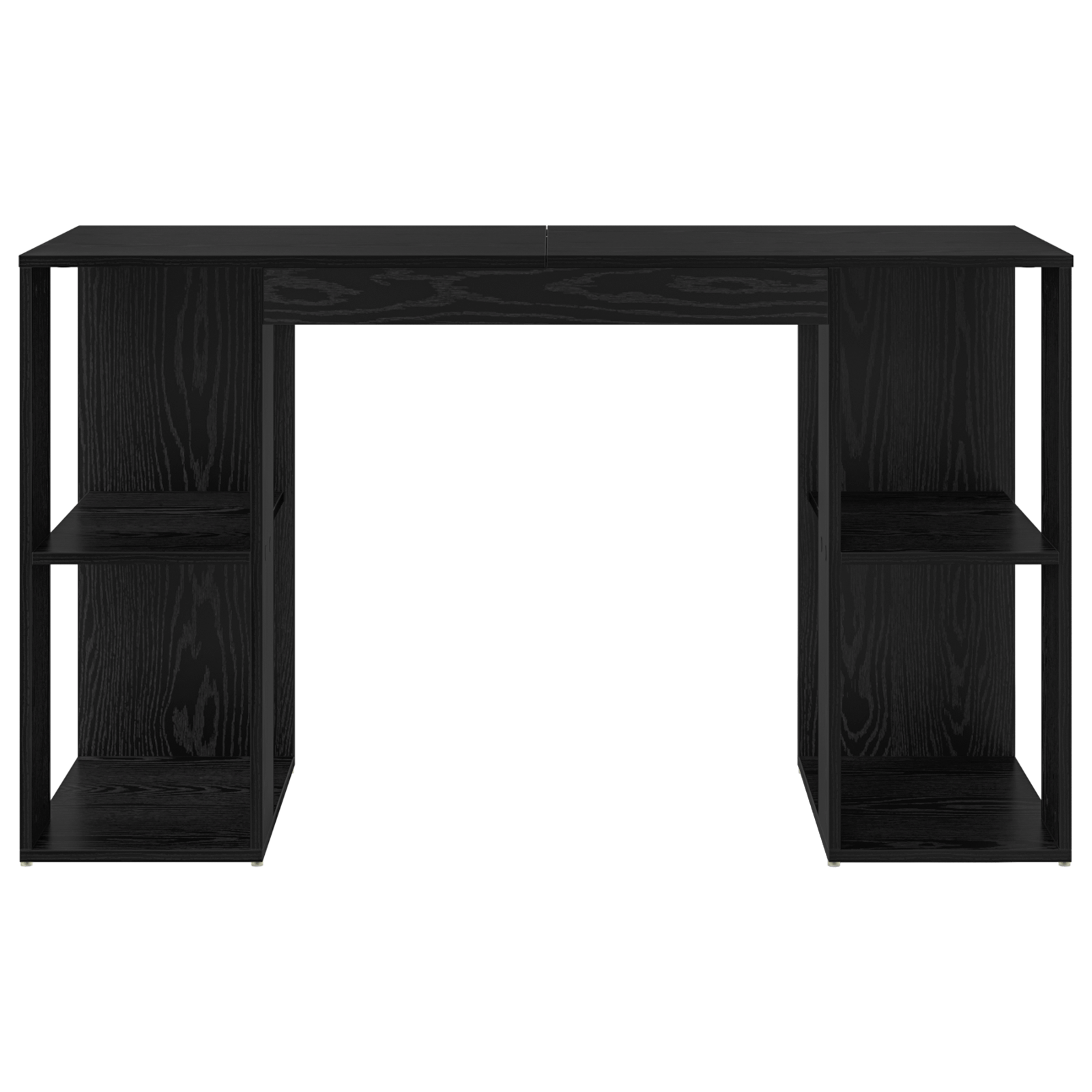 Birou de Computer din Stejar Negru Stejar Negru MDF Mediu — imaginea 4
