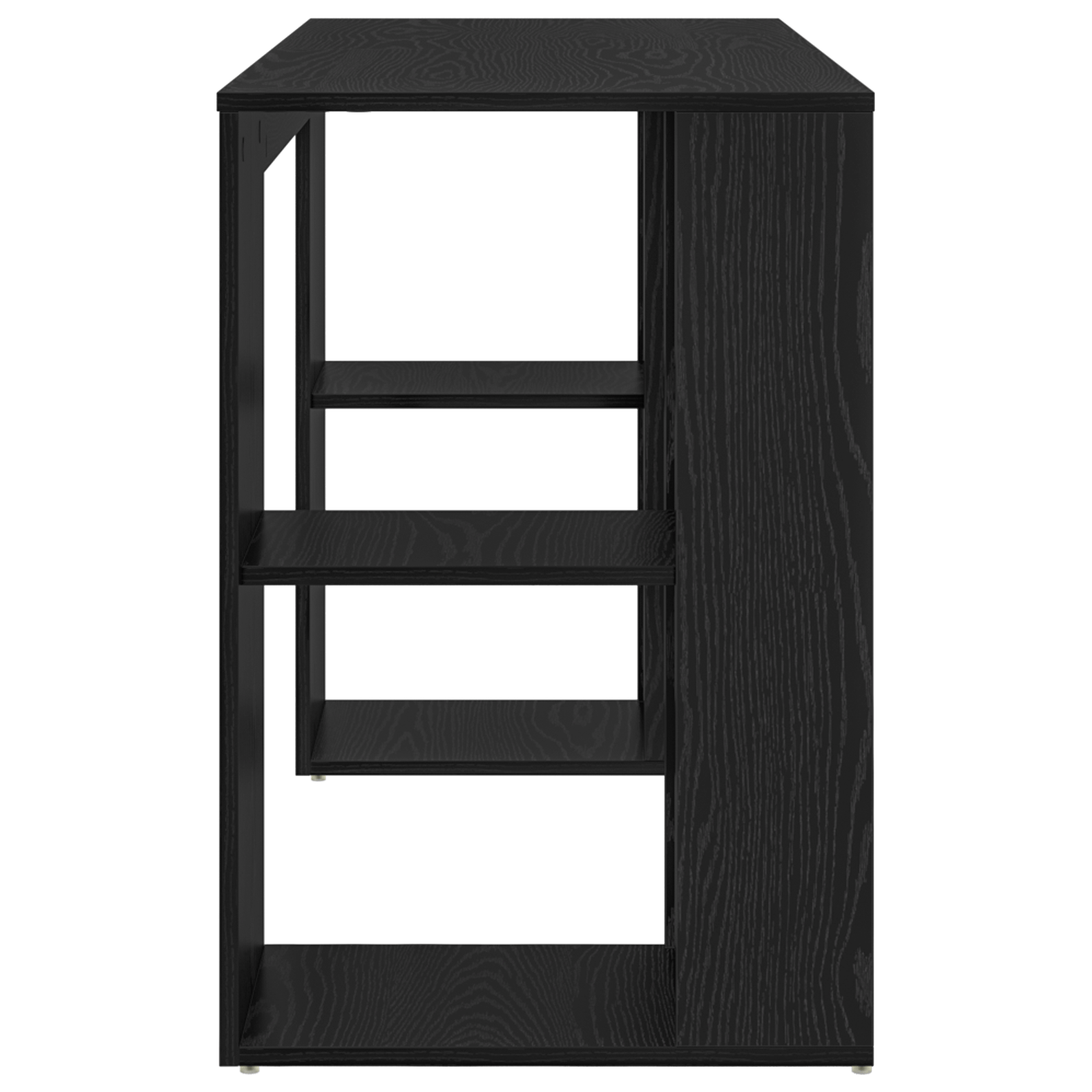 Birou de Computer din Stejar Negru Stejar Negru MDF Mediu — imaginea 5