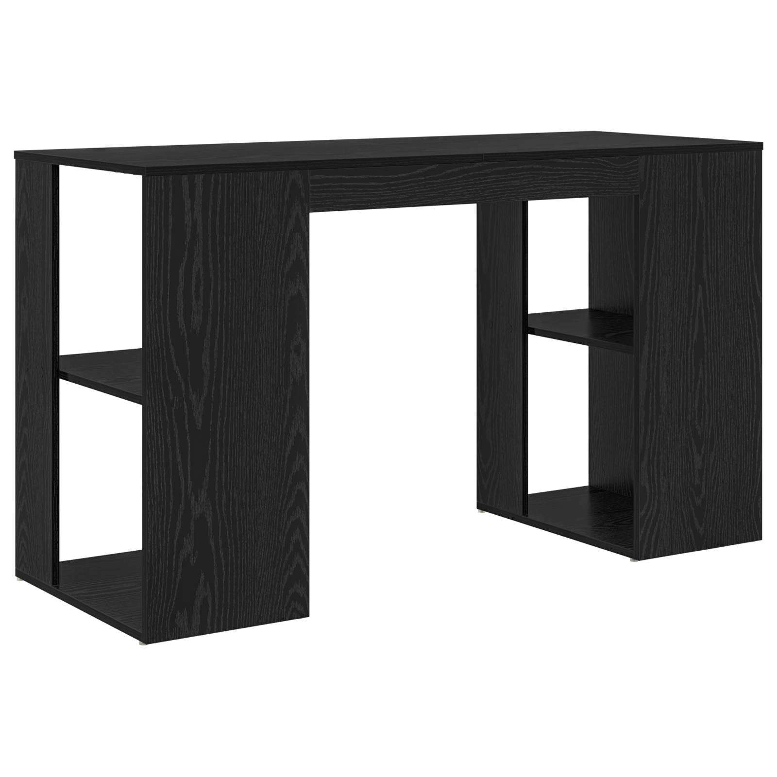 Birou de Computer din Stejar Negru Stejar Negru MDF Mediu — imaginea 6