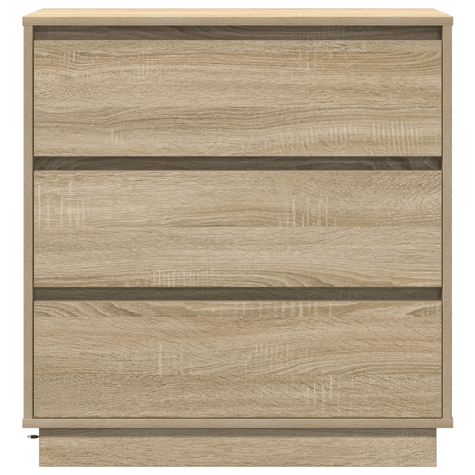 Noptiera cu LED, stejar sonoma, 71x34,5x75 cm, lemn prelucrat — imaginea 6