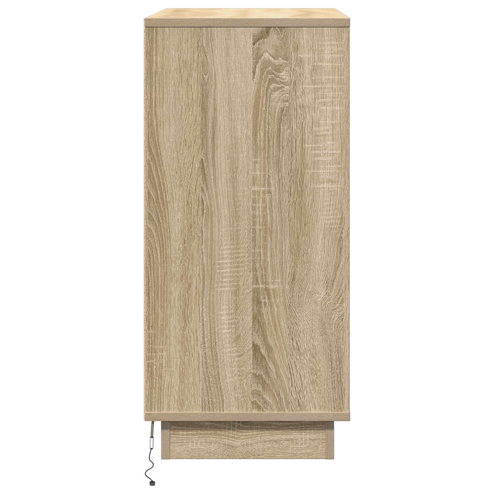 Noptiera cu LED, stejar sonoma, 71x34,5x75 cm, lemn prelucrat — imaginea 7