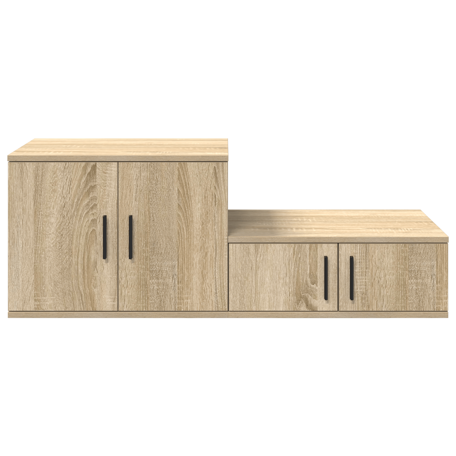 Dulap de depozitare Sonoma Oak 108x41x40 cm facut din lemn prelucrat — imaginea 7