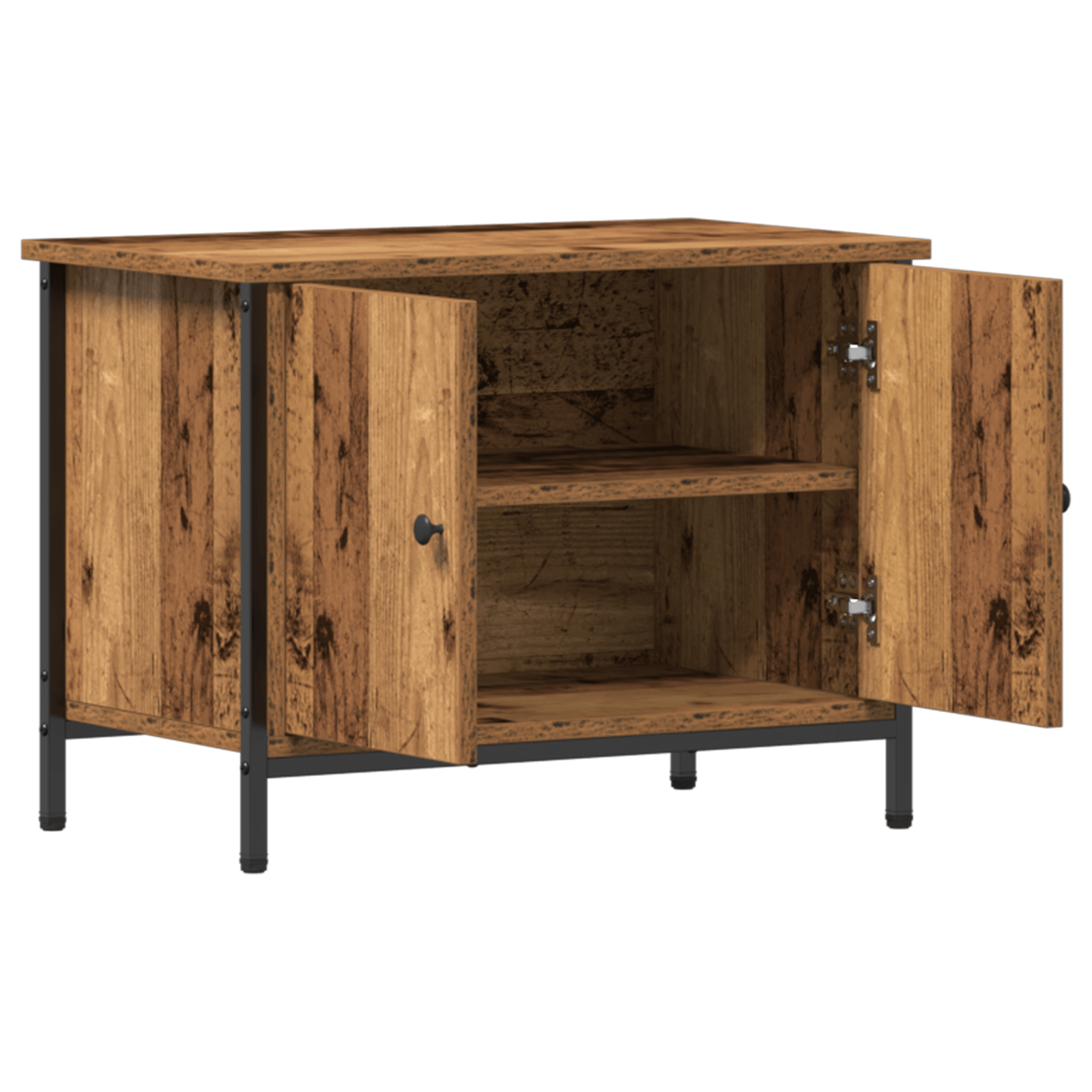 Stand TV din lemn vechi Lemn vechi Lemn 60 x 35 x 45 cm Durabil — imaginea 5