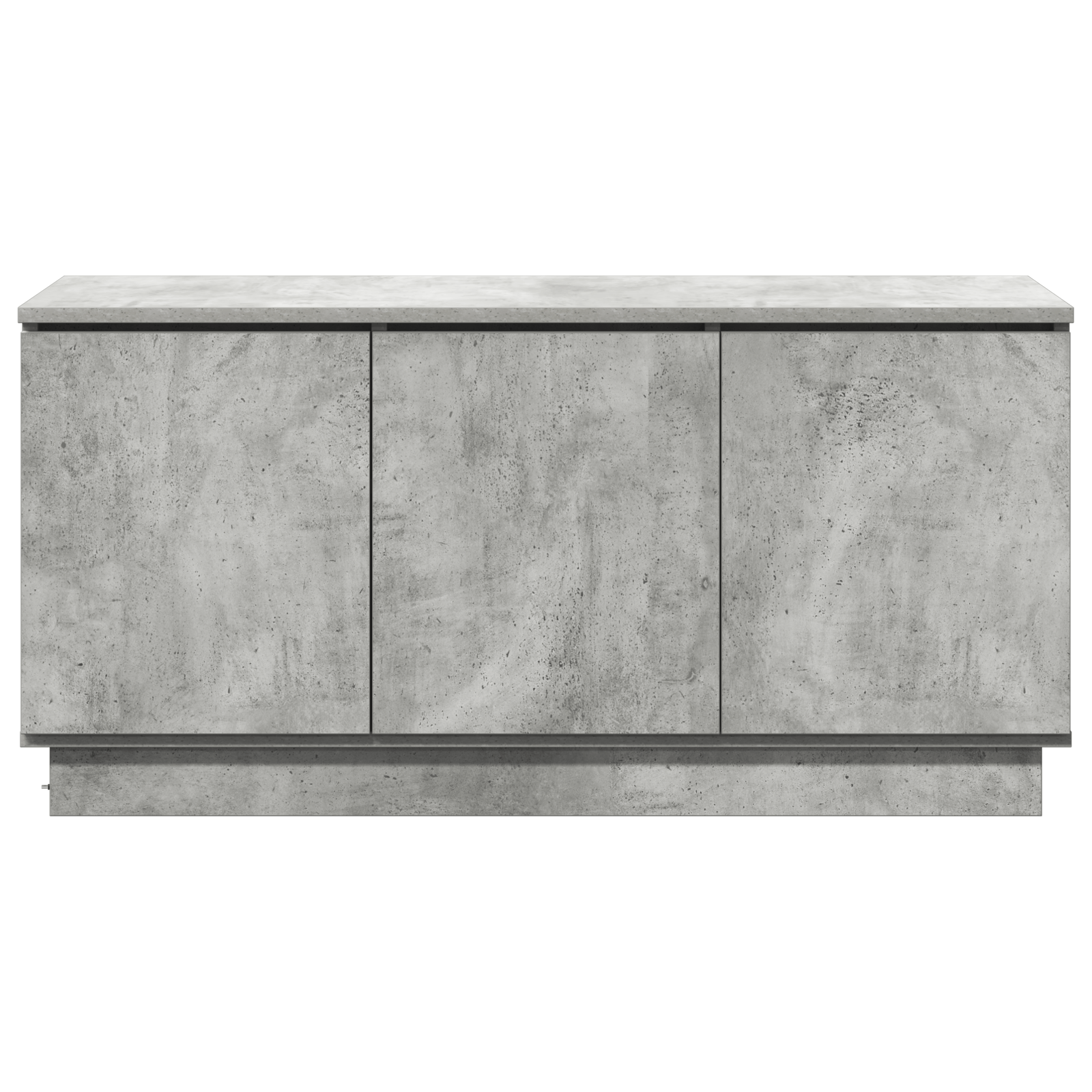 Dulap TV Gri Beton 100x38x49 cm Lemn ingineresc — imaginea 6
