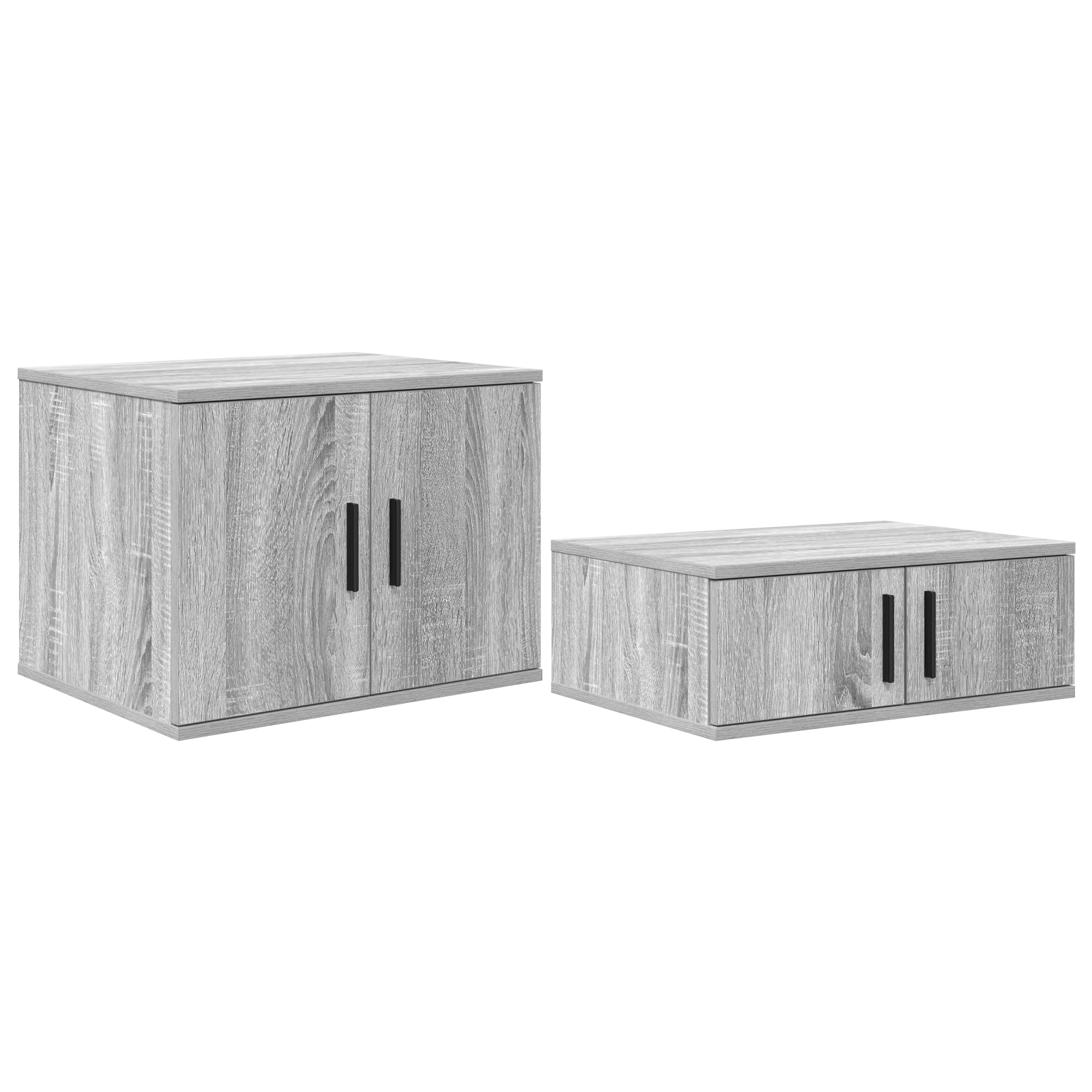 Dulap depozitare, gri sonoma, 103x41x40 cm, lemn prelucrat — imaginea 2