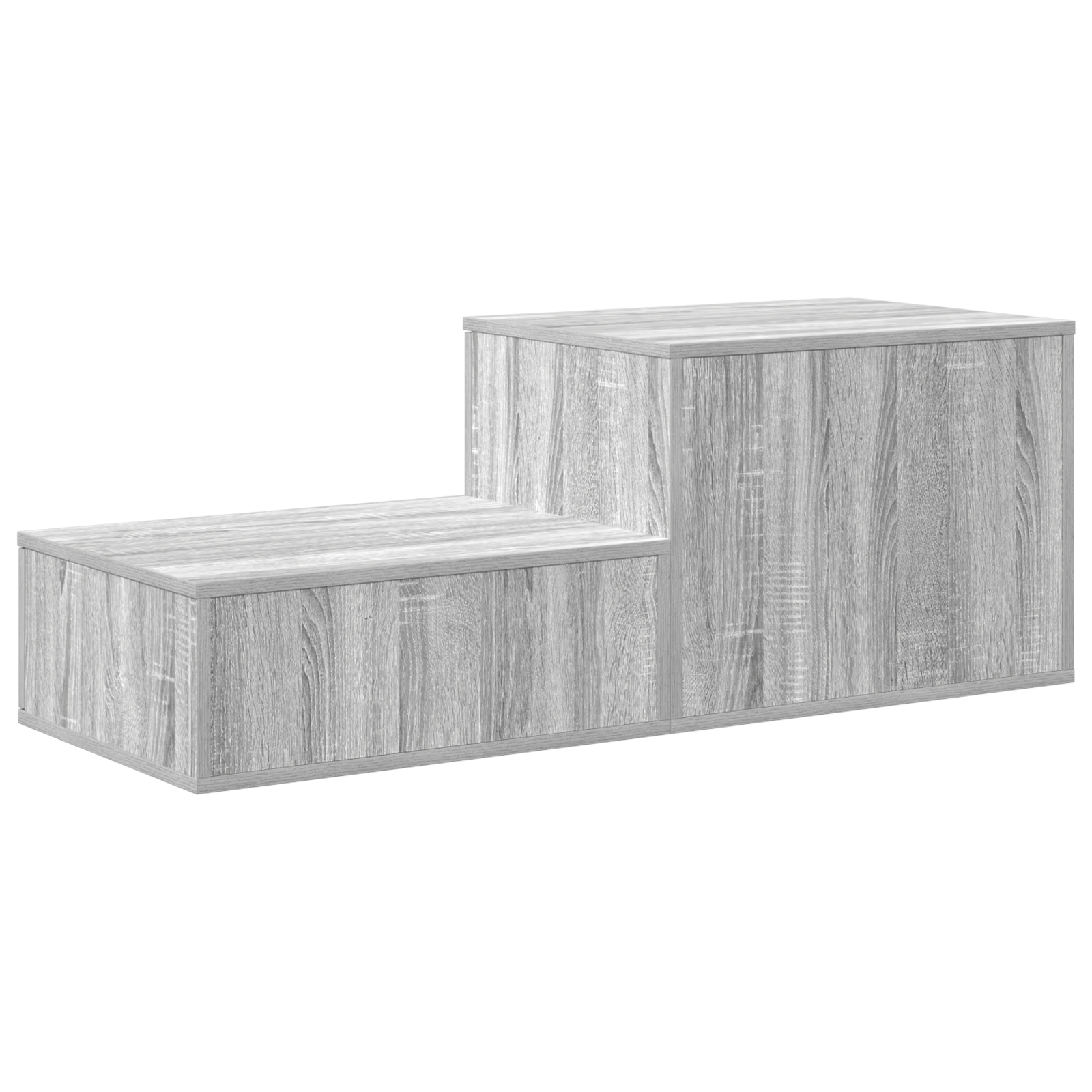 Dulap depozitare, gri sonoma, 103x41x40 cm, lemn prelucrat — imaginea 9