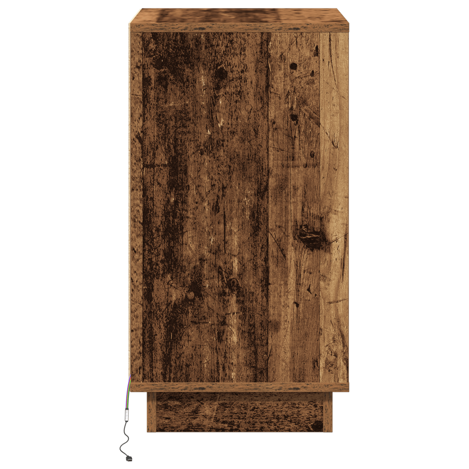 Noptiera cu LED Lemn Vechi 39x34.5x65 cm Lemn prelucrat — imaginea 7
