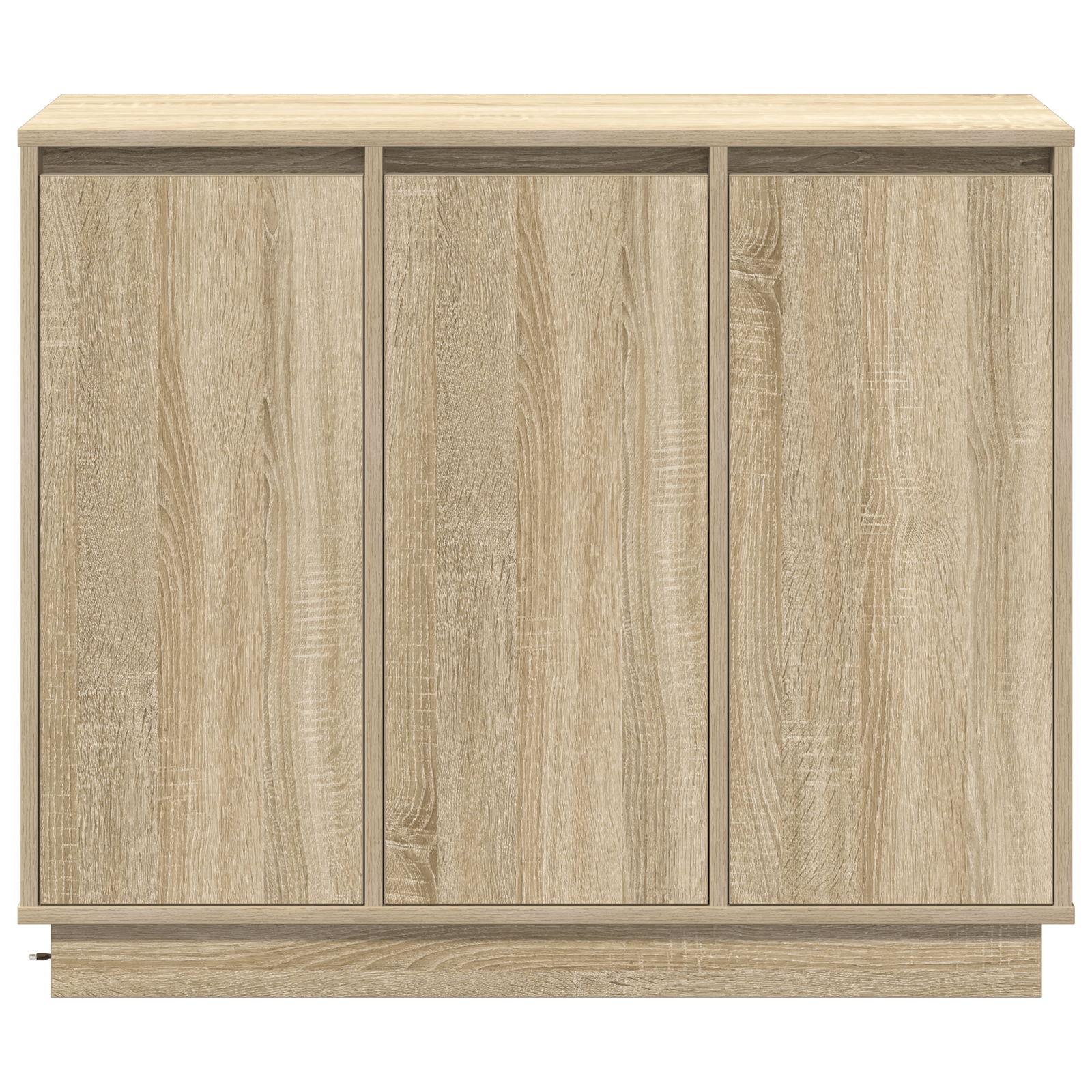 Dulap cu LED, stejar sonoma, 90x32x75 cm, lemn prelucrat — imaginea 7