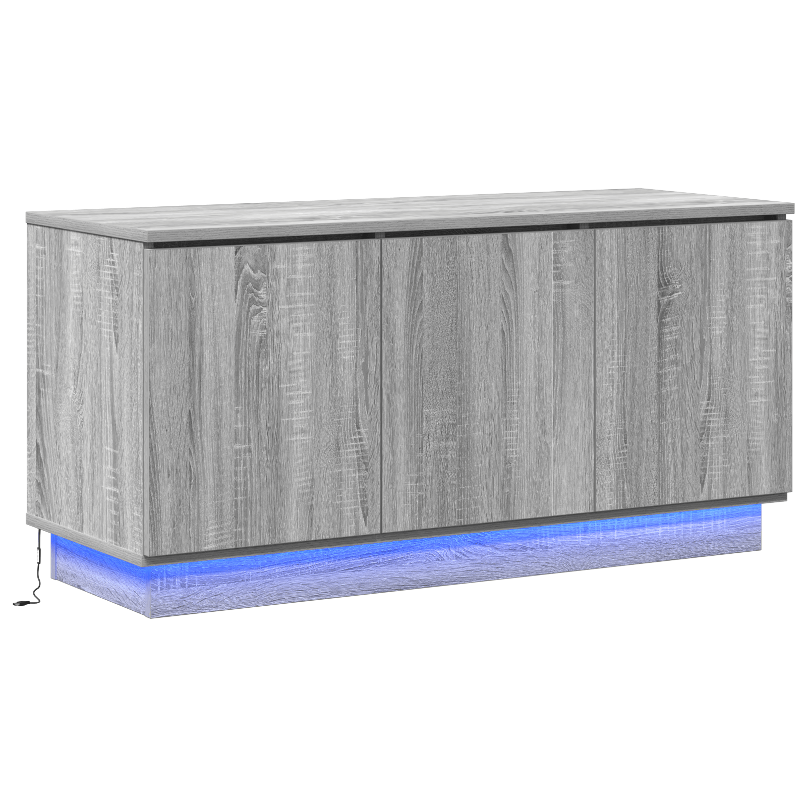 Cabinet TV Gri Sonoma 100x38x49 cm Lemn prelucrat — imaginea 2