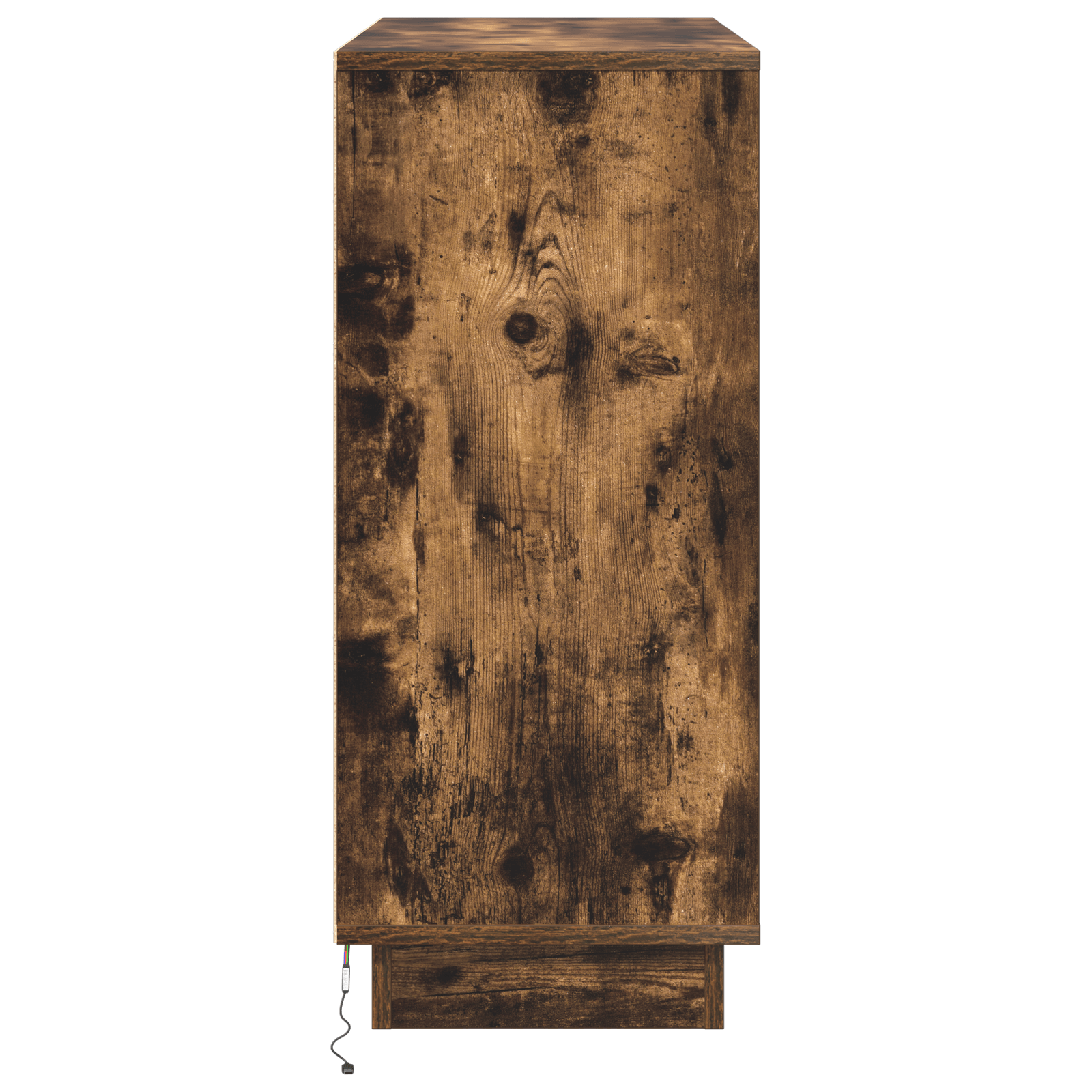 Comoda cu LED Stejar fumuriu 90x32x75 cm Lemn compus — imaginea 8