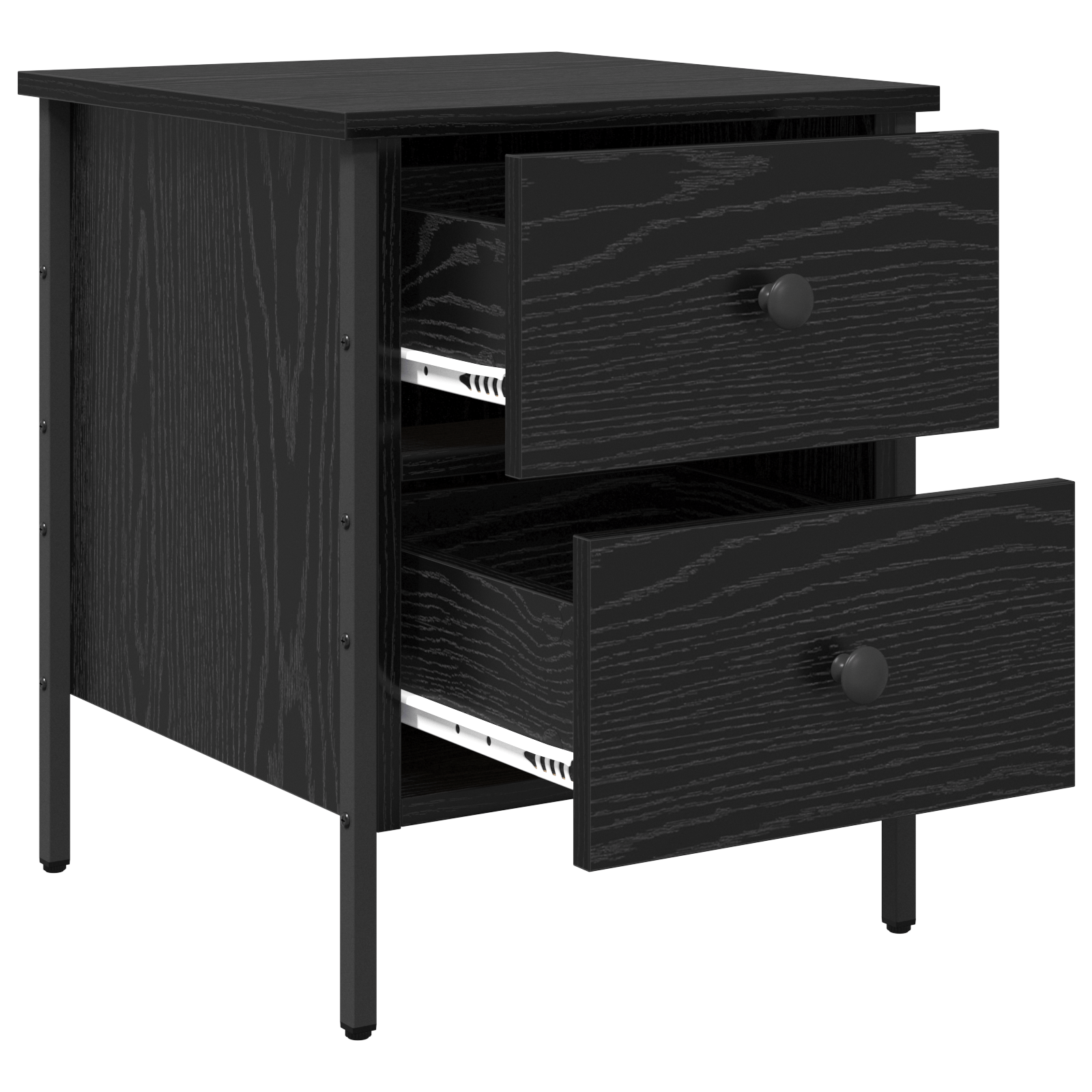 Cabinet din stejar negru 40x42x50 cm Lemn prelucrat — imaginea 5