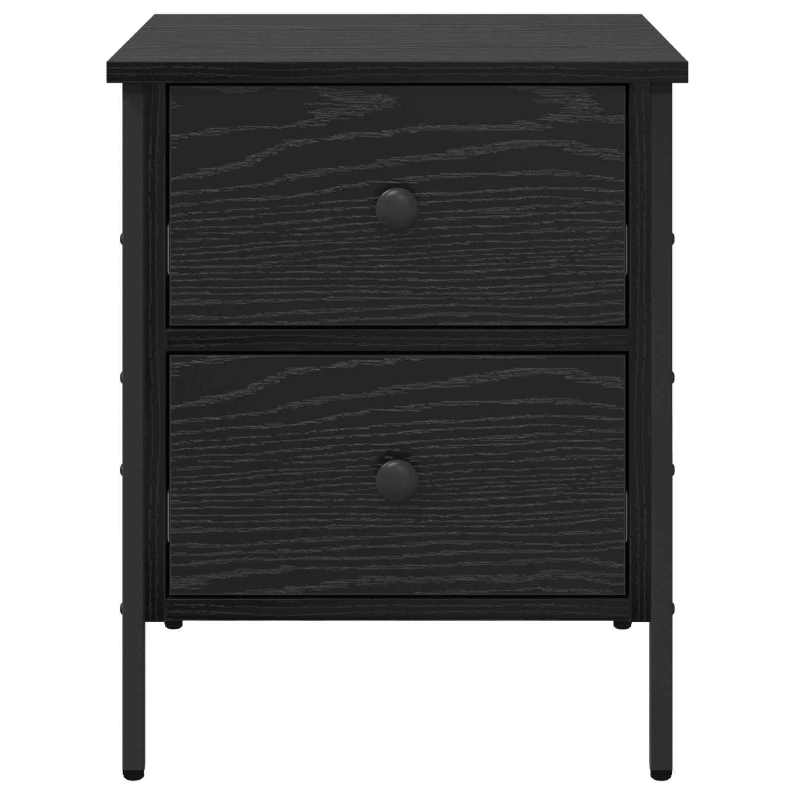 Cabinet din stejar negru 40x42x50 cm Lemn prelucrat — imaginea 6